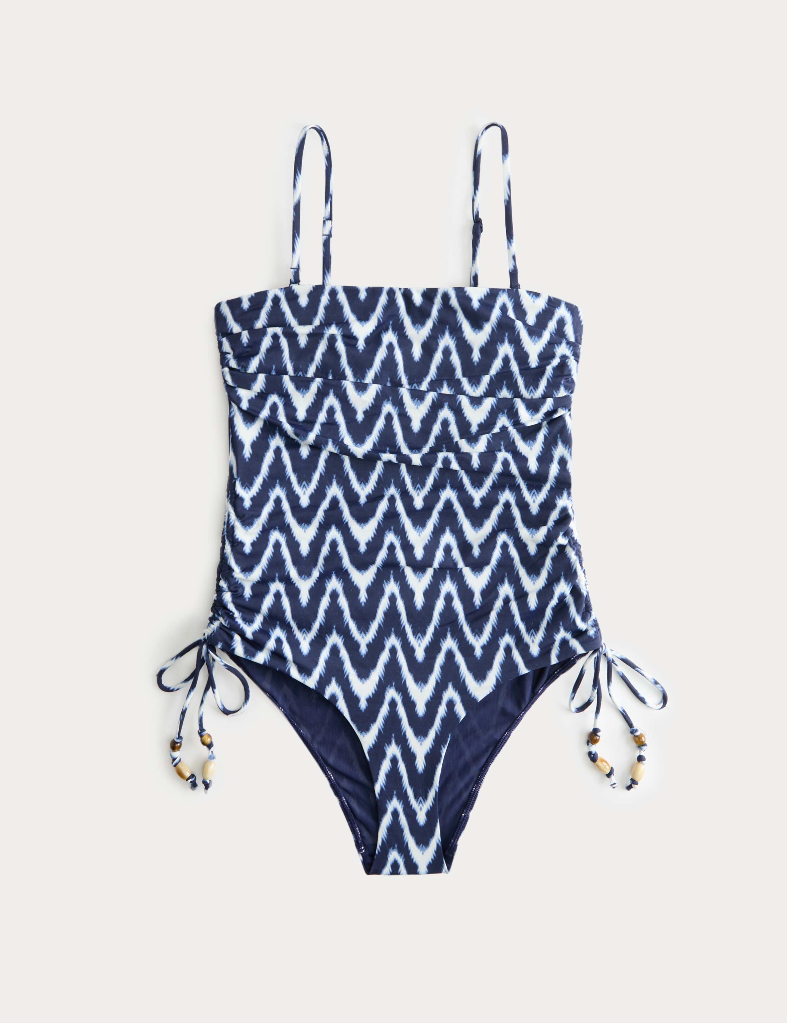 Tummy Control Printed Wired Bandeau Swimsuit 2 of 5