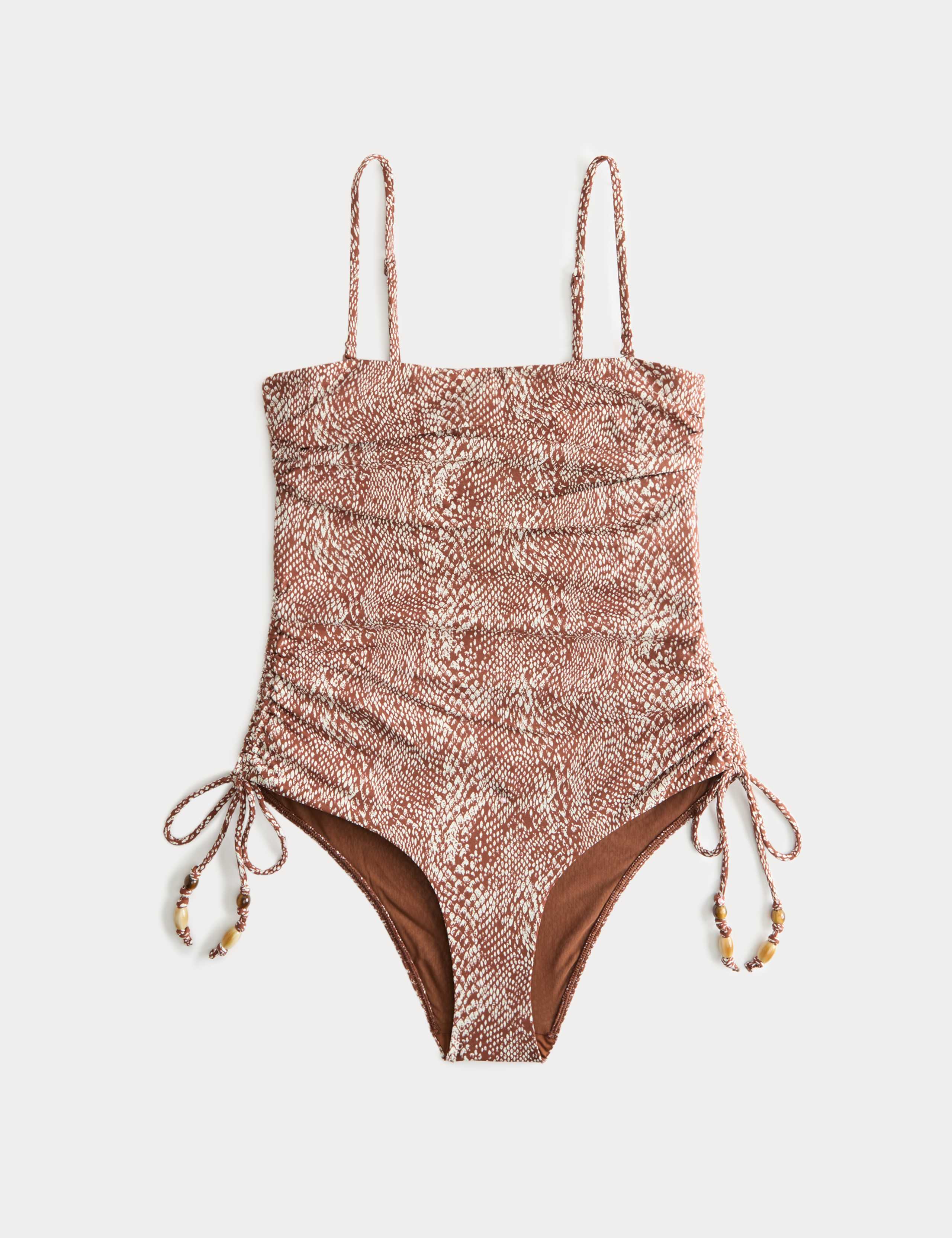Tummy Control Printed Wired Bandeau Swimsuit 2 of 6