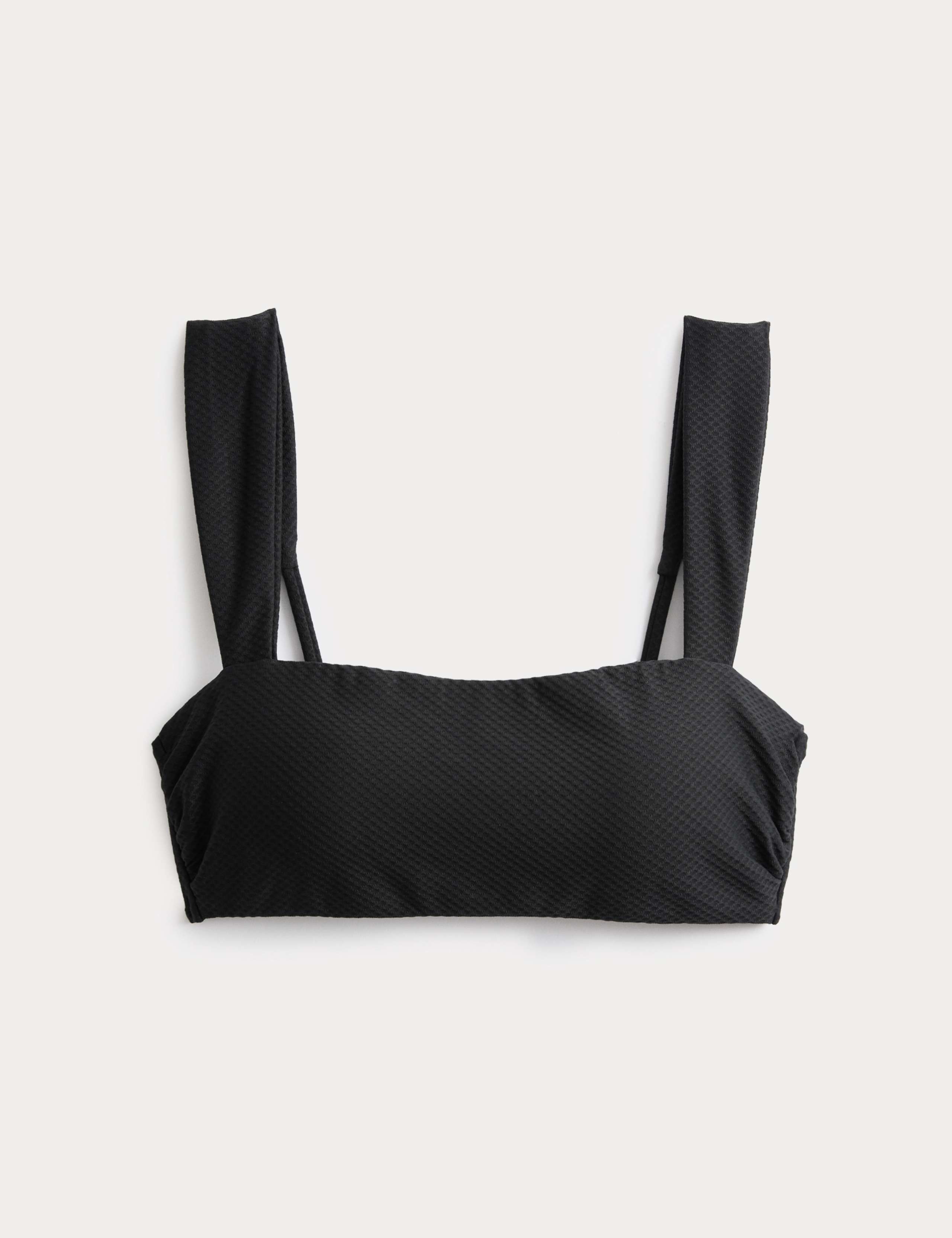 Textured Honeycomb Padded Square Neck Bikini Top 2 of 4