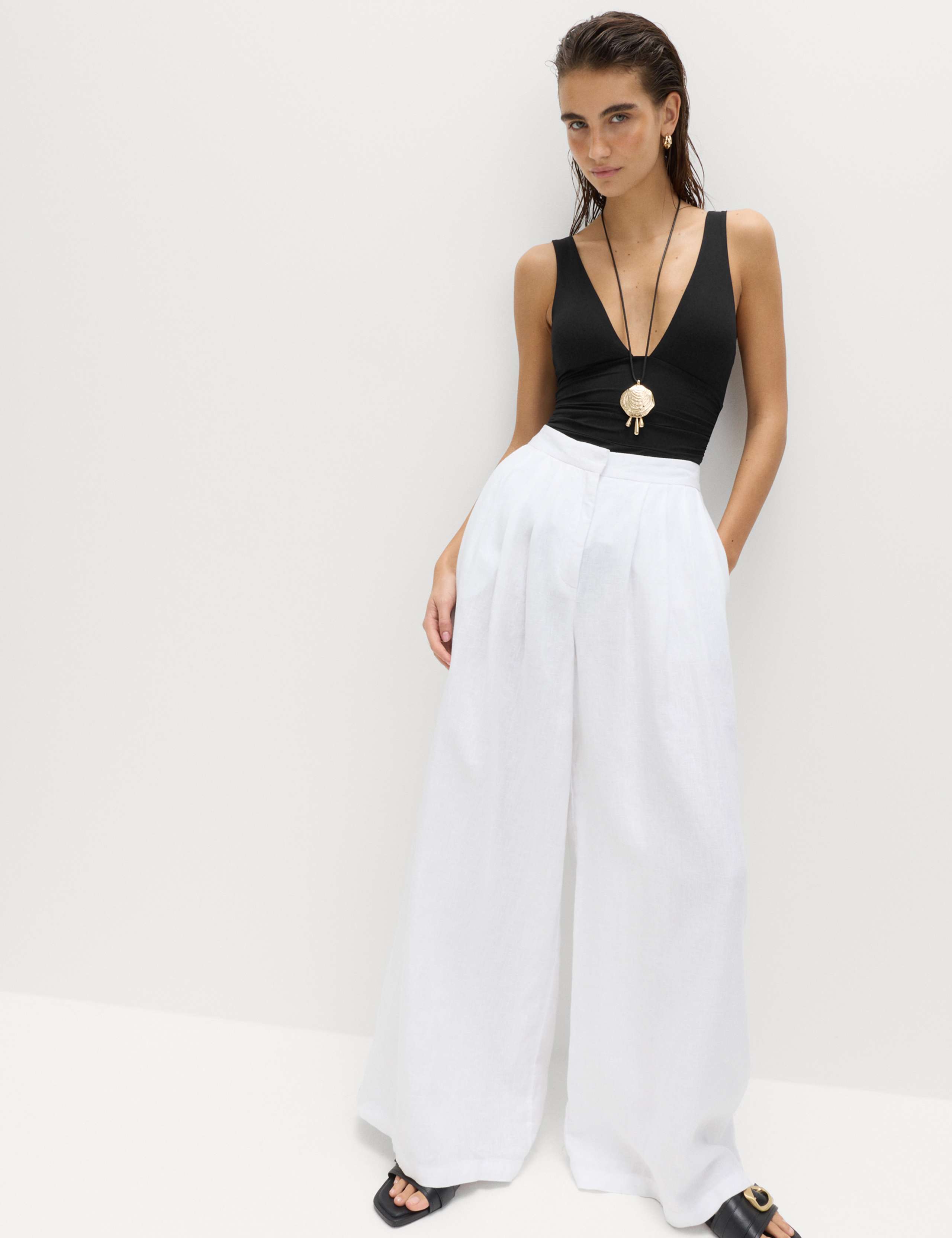 Tummy Control Deep Plunge Swimsuit 5 of 5