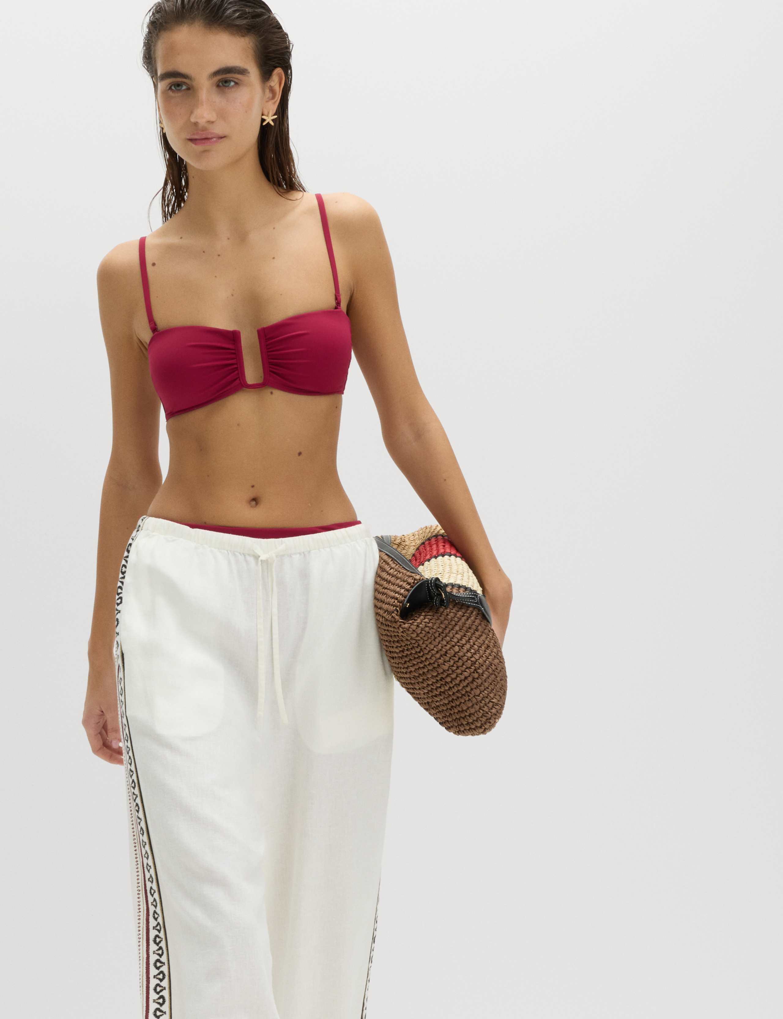 Padded U-Notch Bandeau Bikini Top 3 of 5