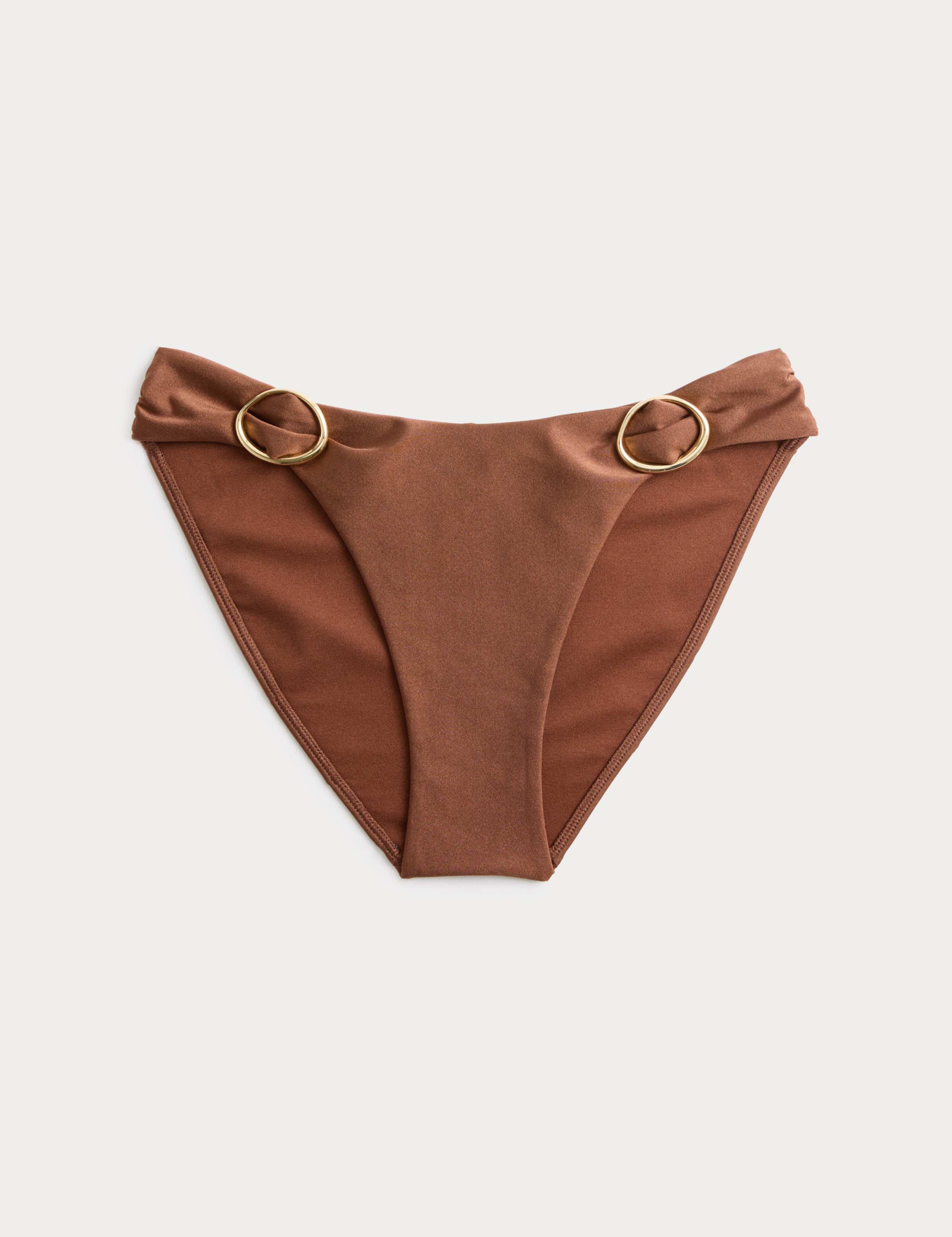 Trim Detail High Leg Bikini Bottoms 2 of 5