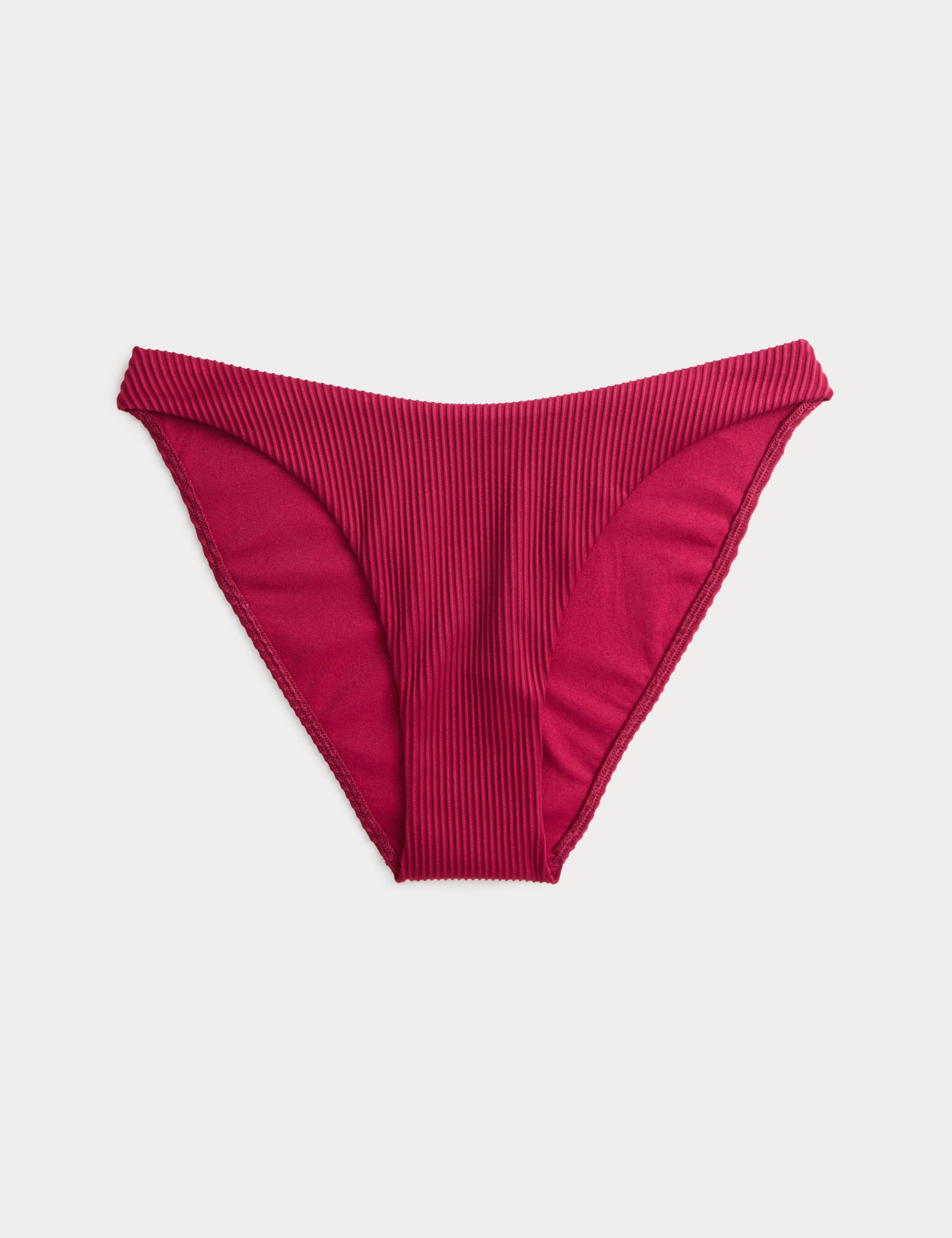 Ribbed High Leg Bikini Bottoms 2 of 5