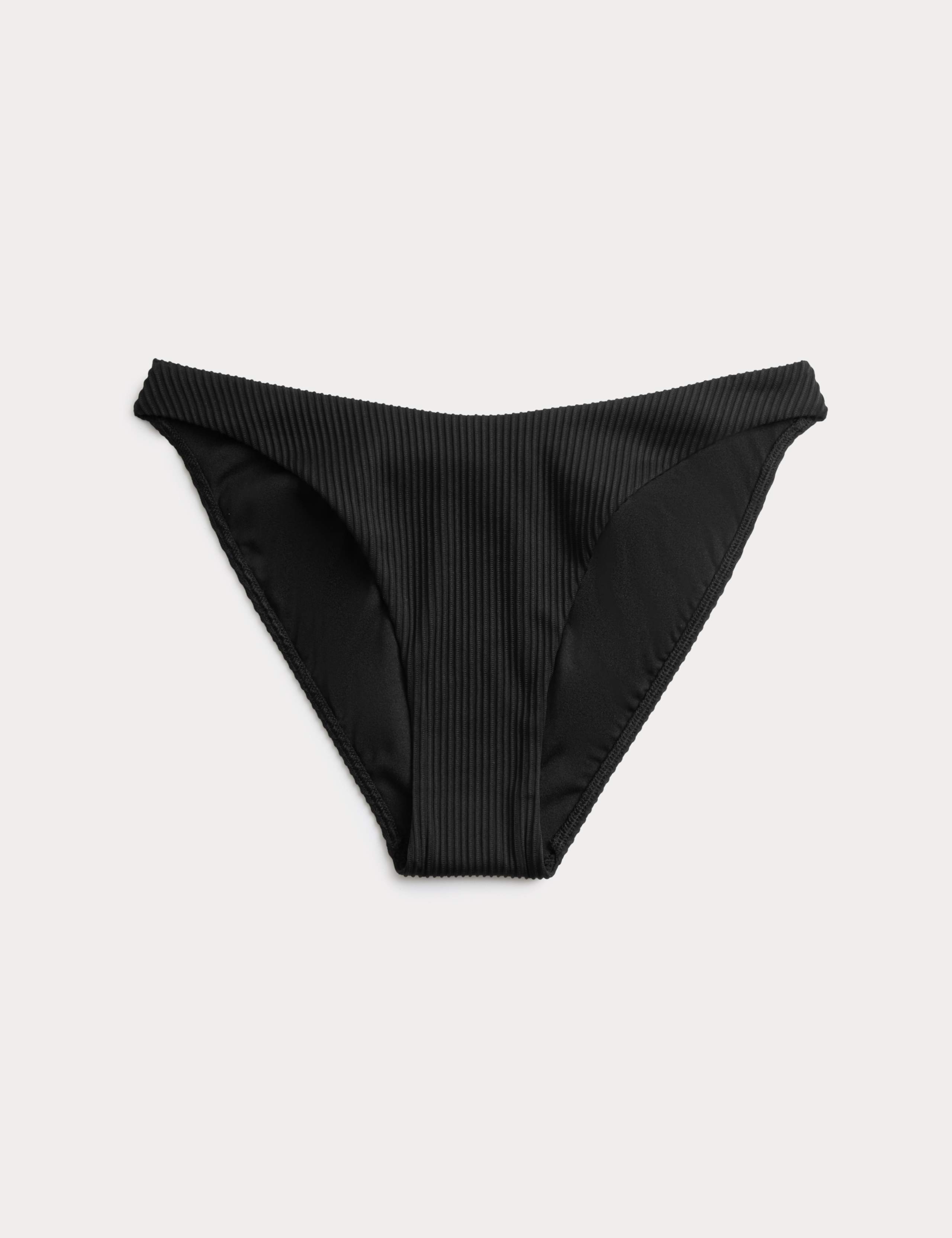 Ribbed High Leg Bikini Bottoms 2 of 5