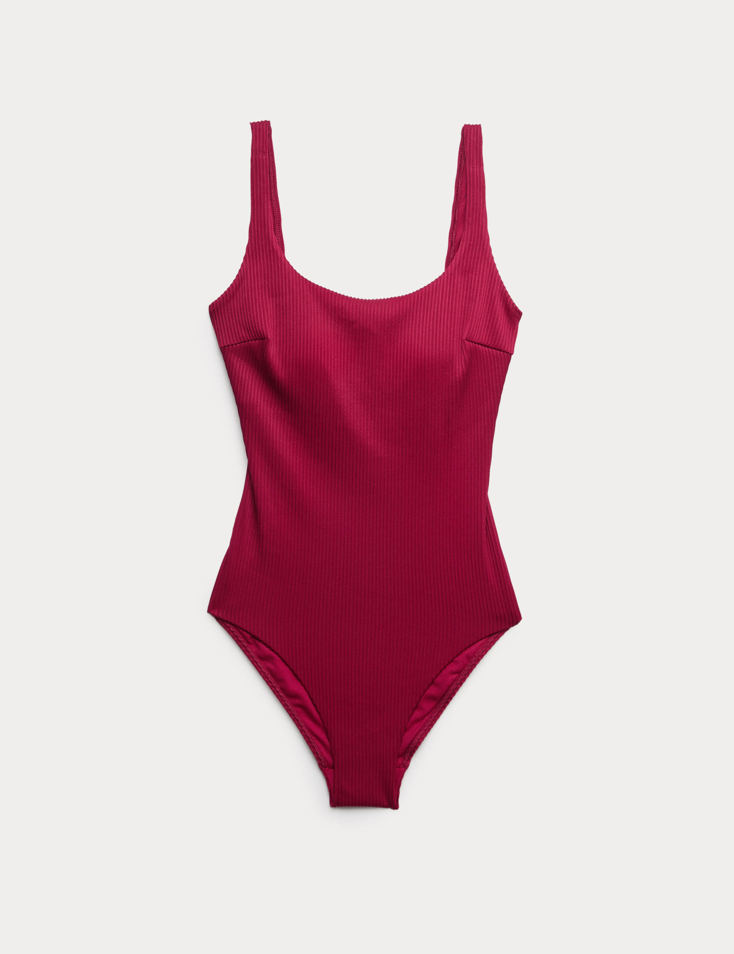 Ribbed Textured Scoop Neck Swimsuit 2 of 7