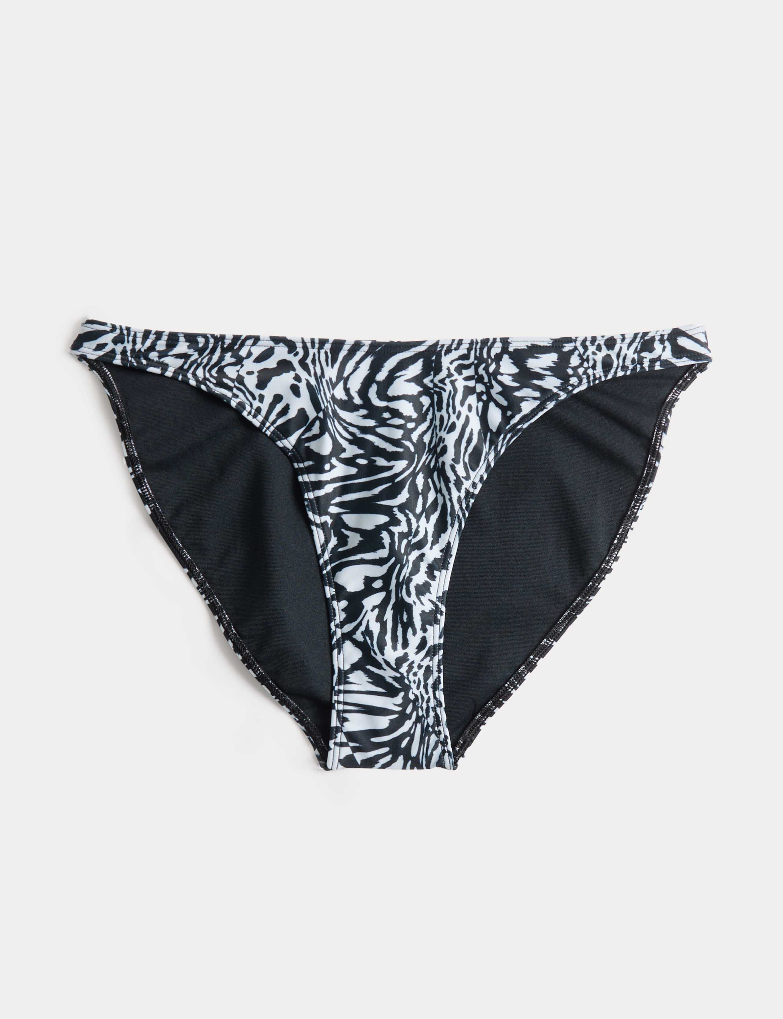 Printed High Leg Bikini Bottoms 2 of 5