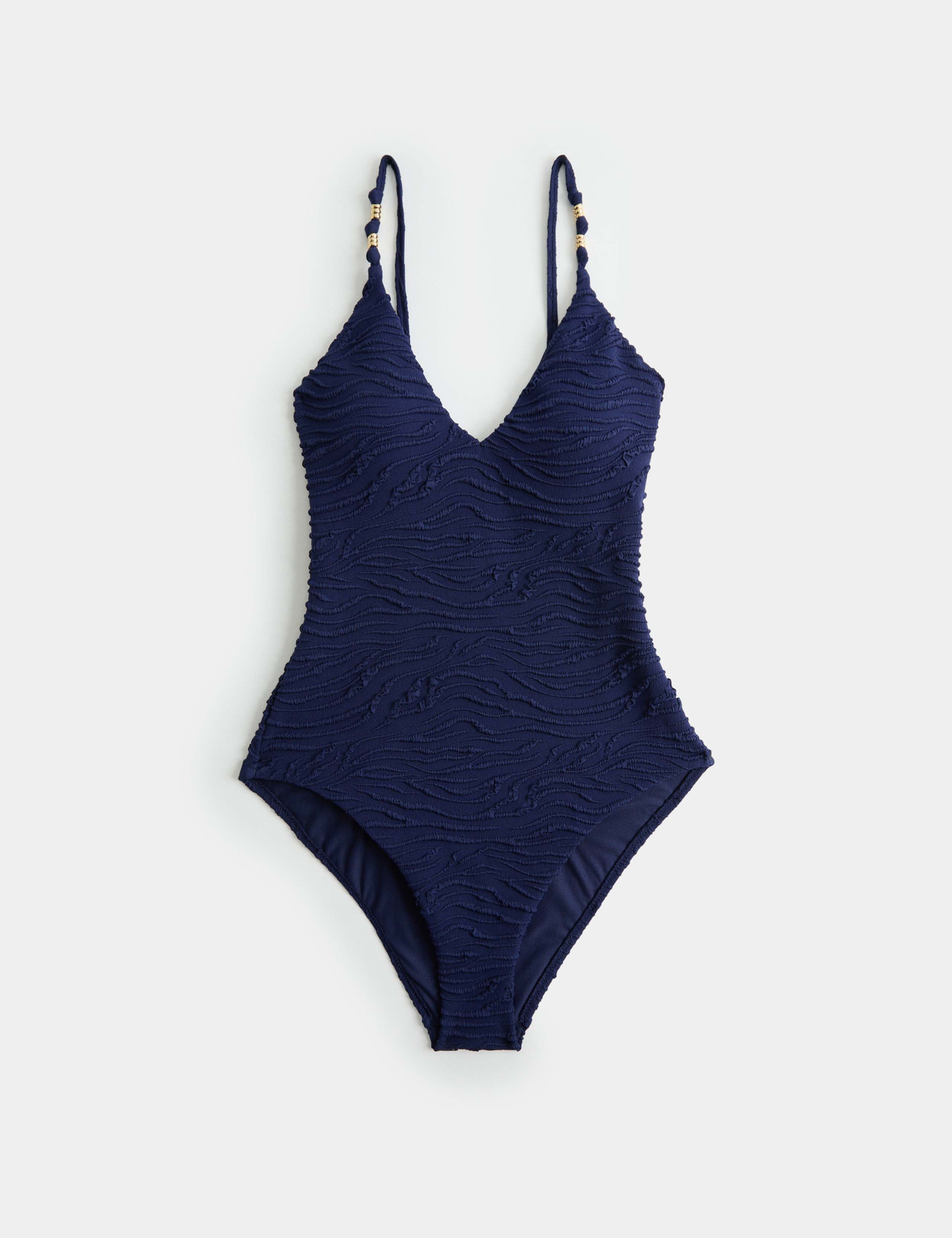 Textured Plunge Swimsuit 2 of 6