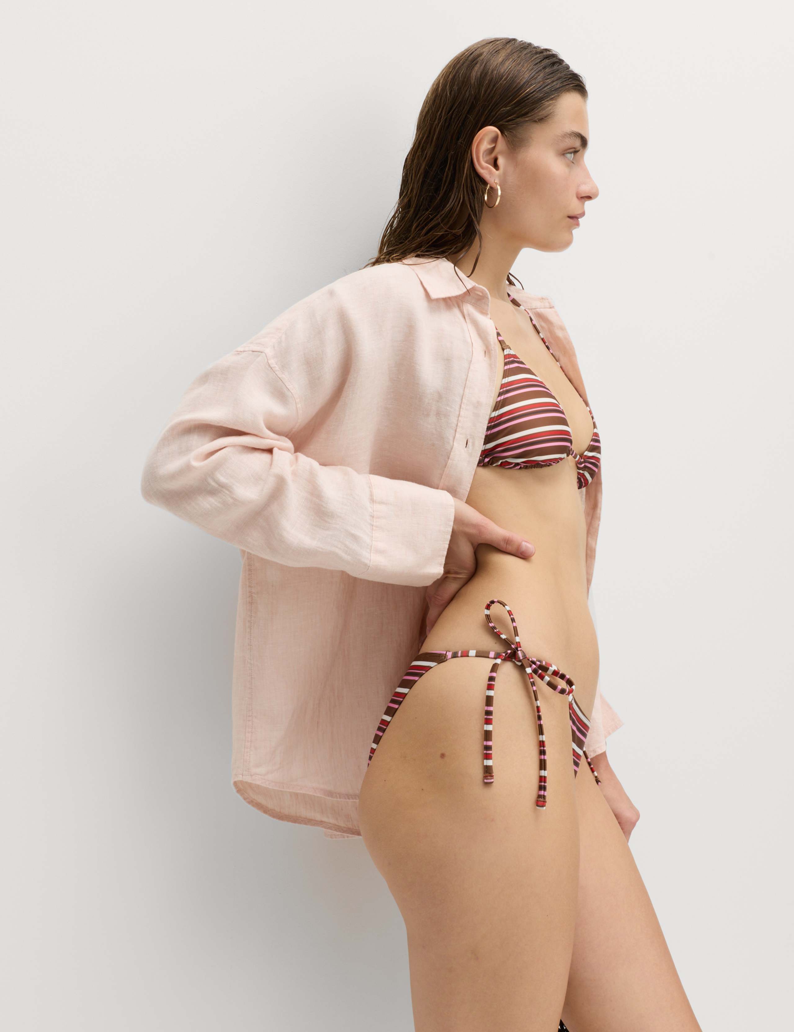 Printed Tie Side Bikini Bottom 3 of 6