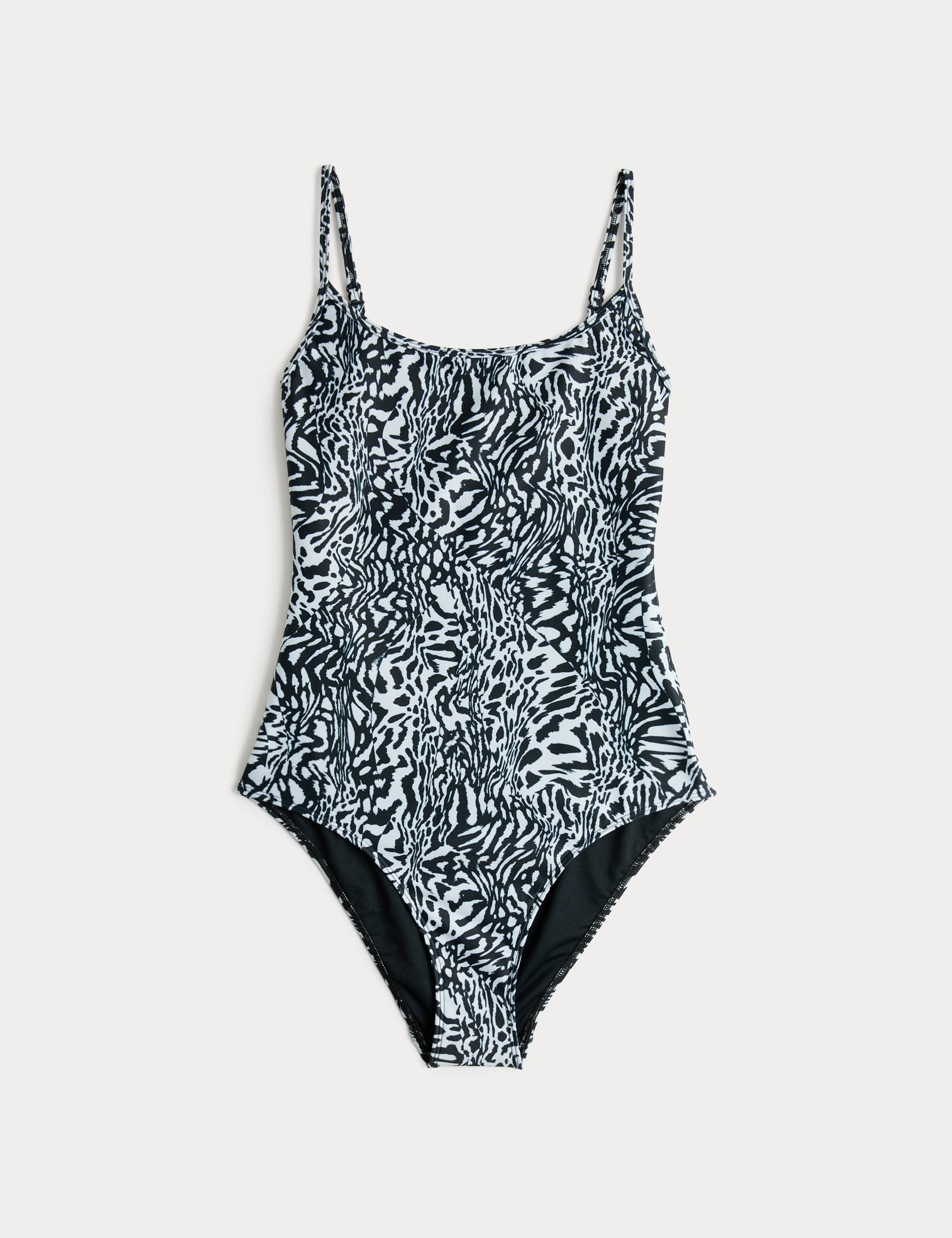 Printed Scoop Neck Swimsuit 2 of 5