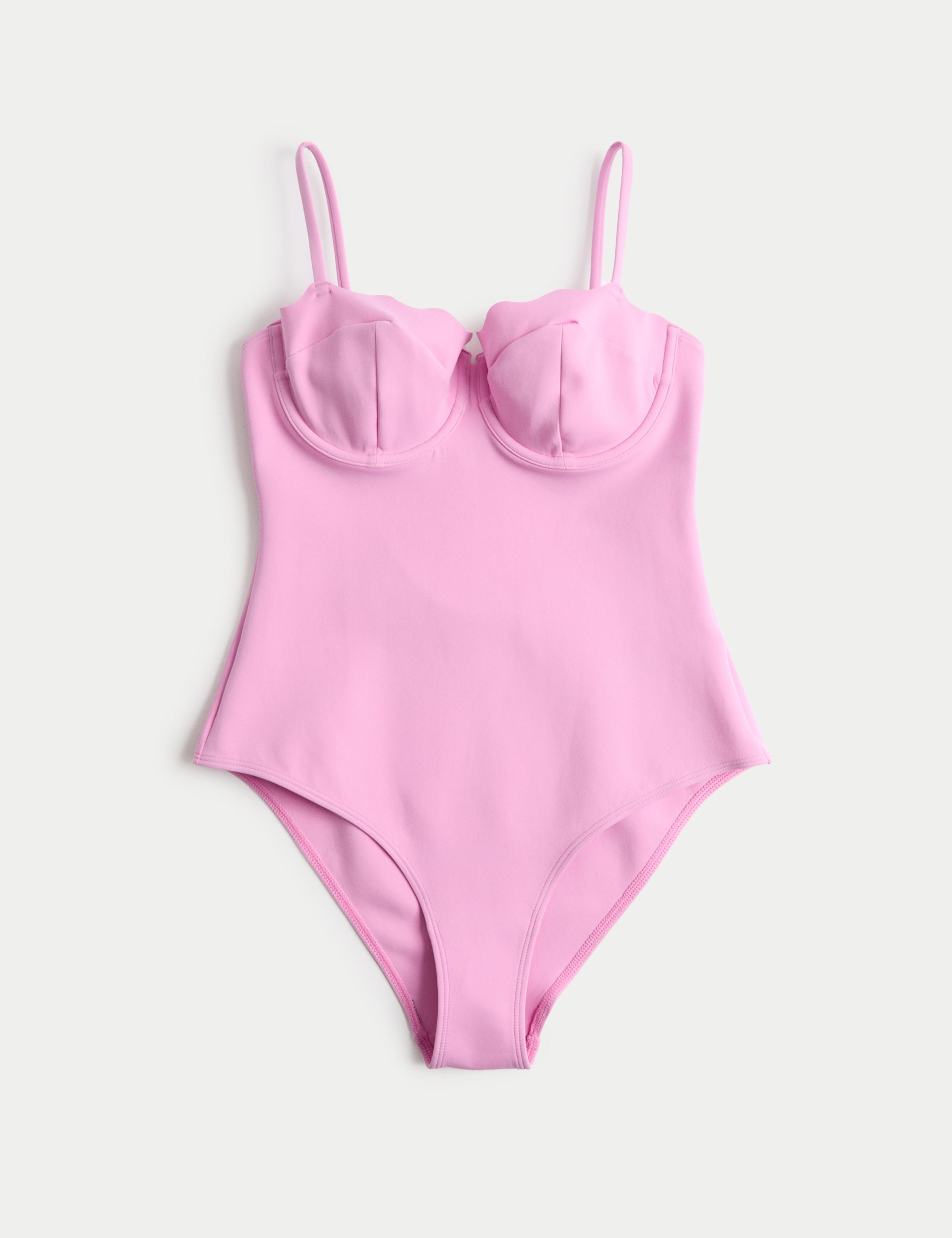 Sculpt Wired Scallop Plunge Swimsuit 1 of 1