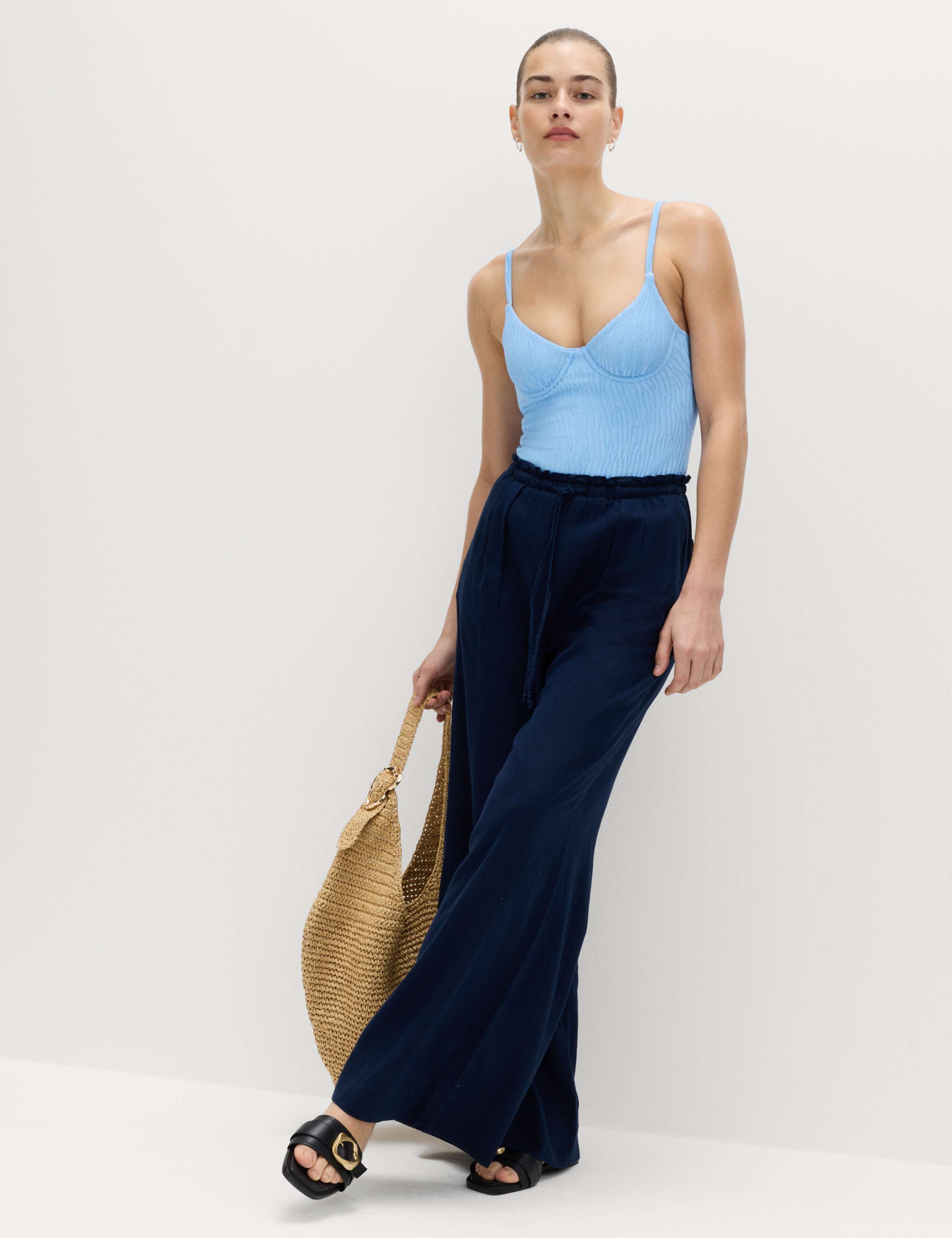 Textured Wired Swimsuit (A-DD) 6 of 6