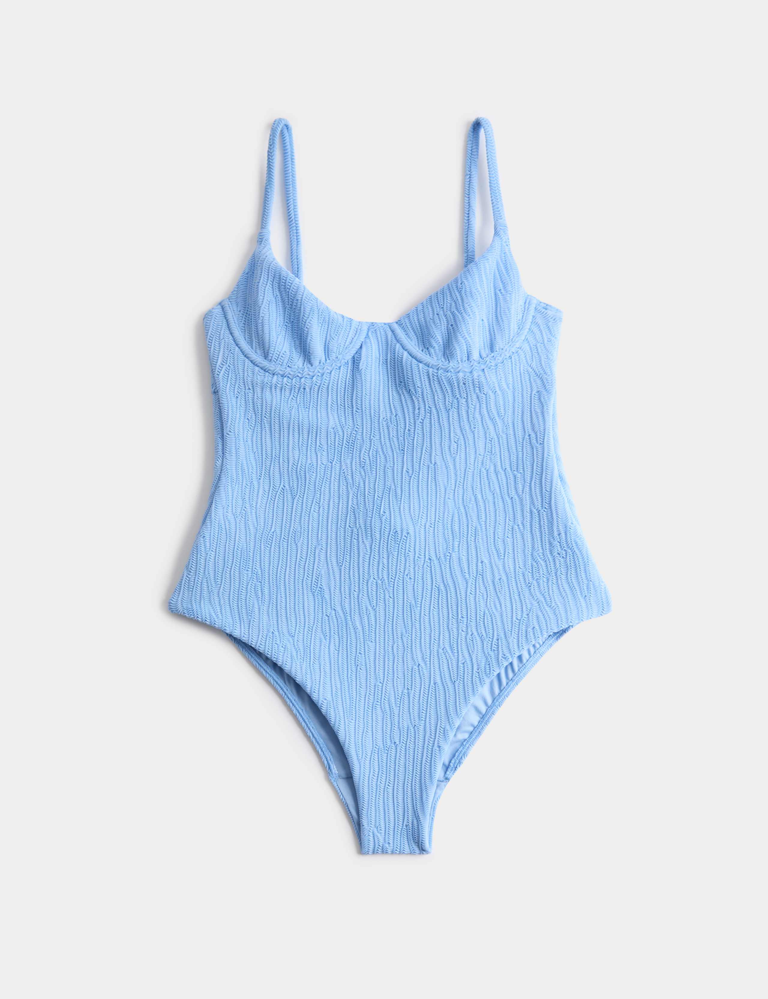 Textured Wired Swimsuit (A-DD) 2 of 6