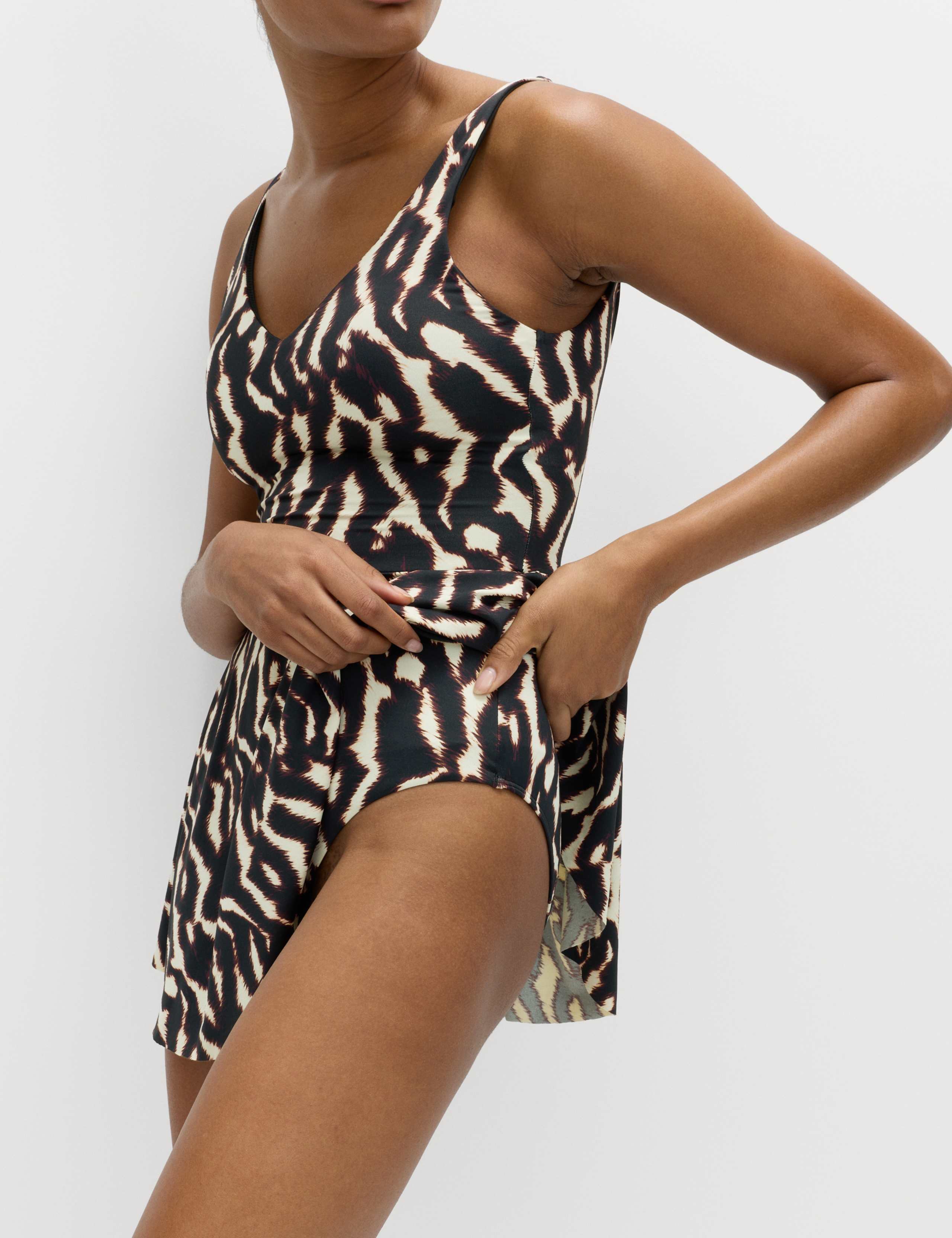 Printed Swim Dress 3 of 5
