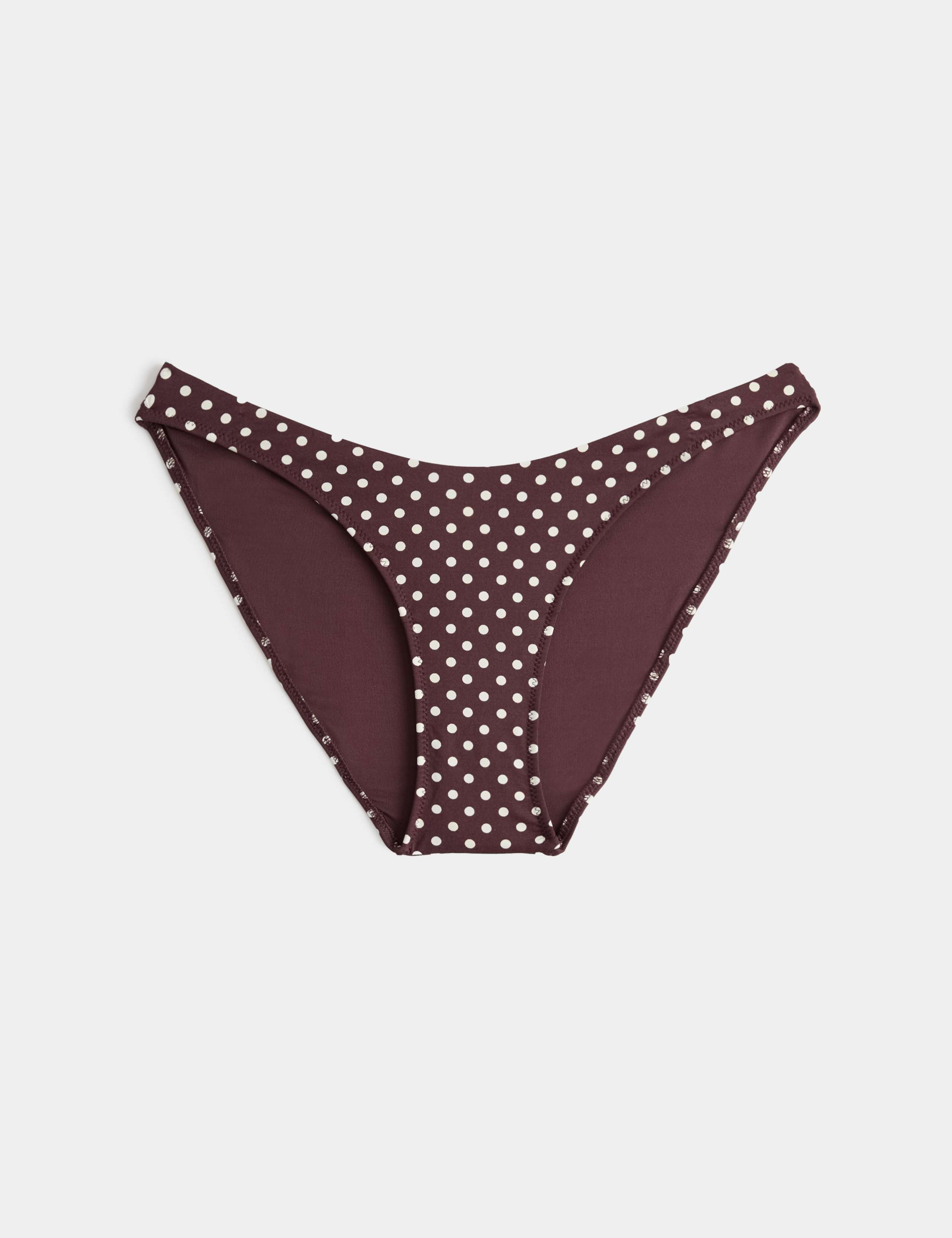 Polka Dot High Leg Bikini Bottoms 2 of 5