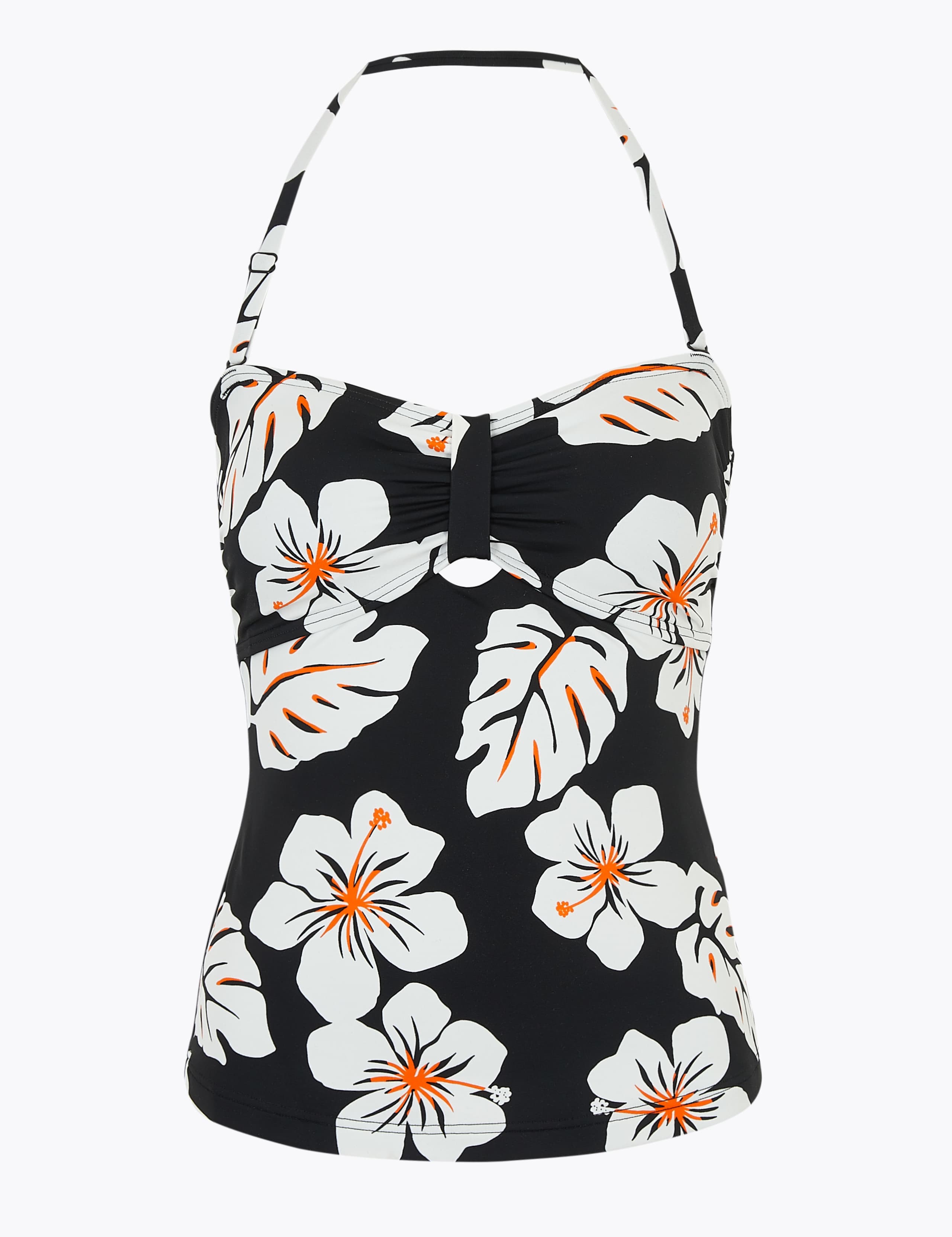 Tummy Control Floral Bandeau Top 1 of 1