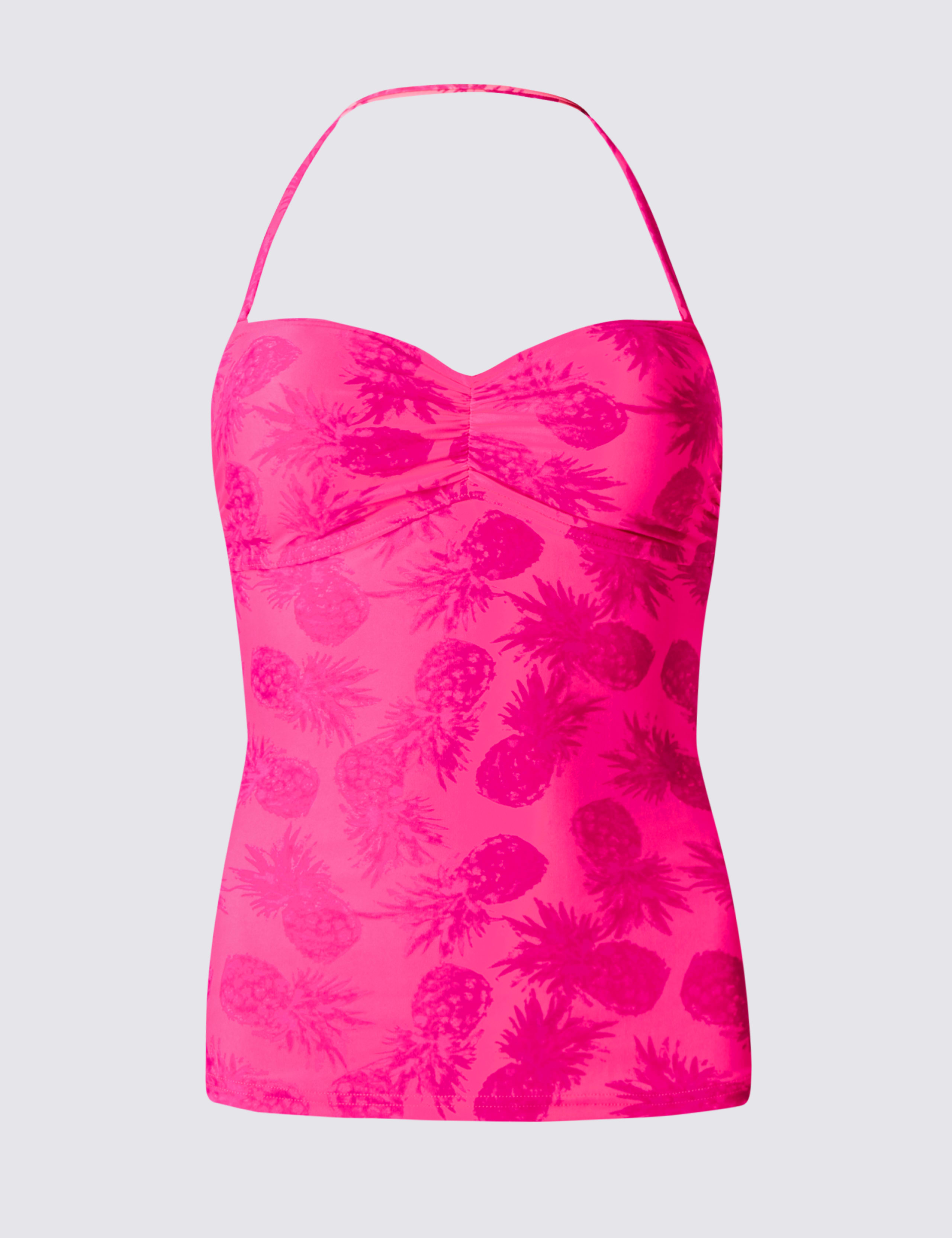 Pineapple Print Bandeau Tankini Top 2 of 4