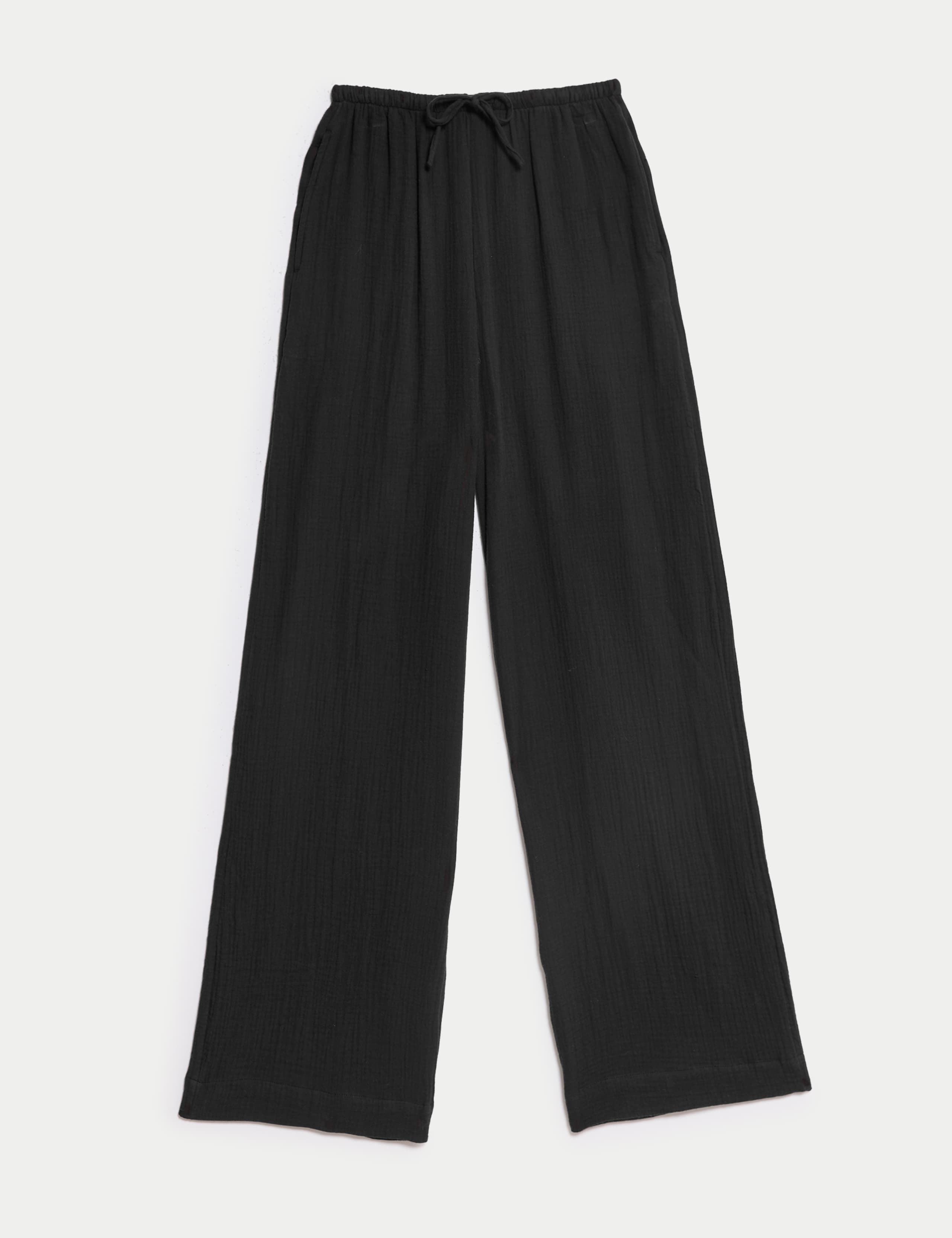 Pure Cotton Drawstring Trousers 2 of 6