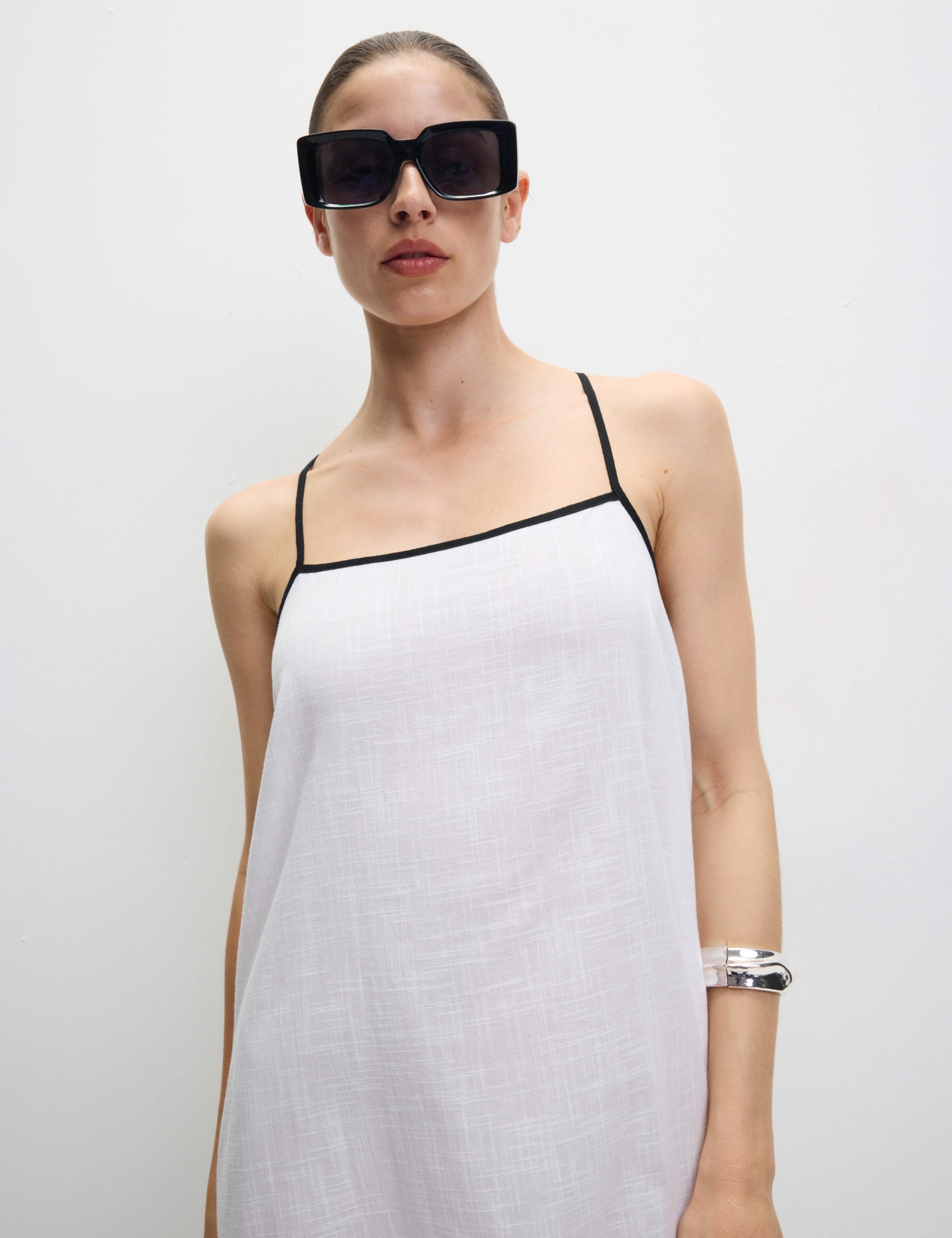 Pure Cotton Square Neck Maxi Beach Dress 4 of 5