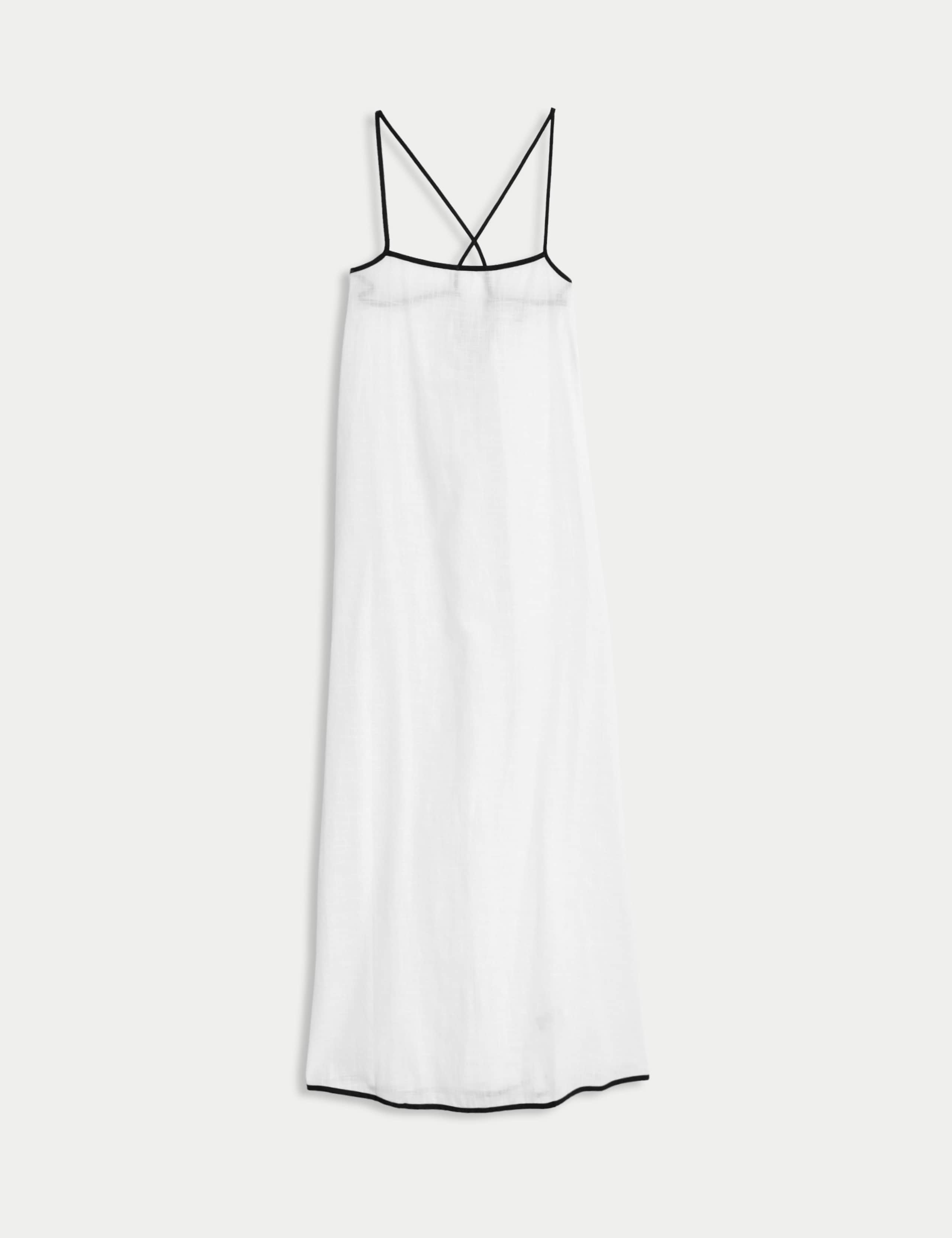 Pure Cotton Square Neck Maxi Beach Dress 2 of 5