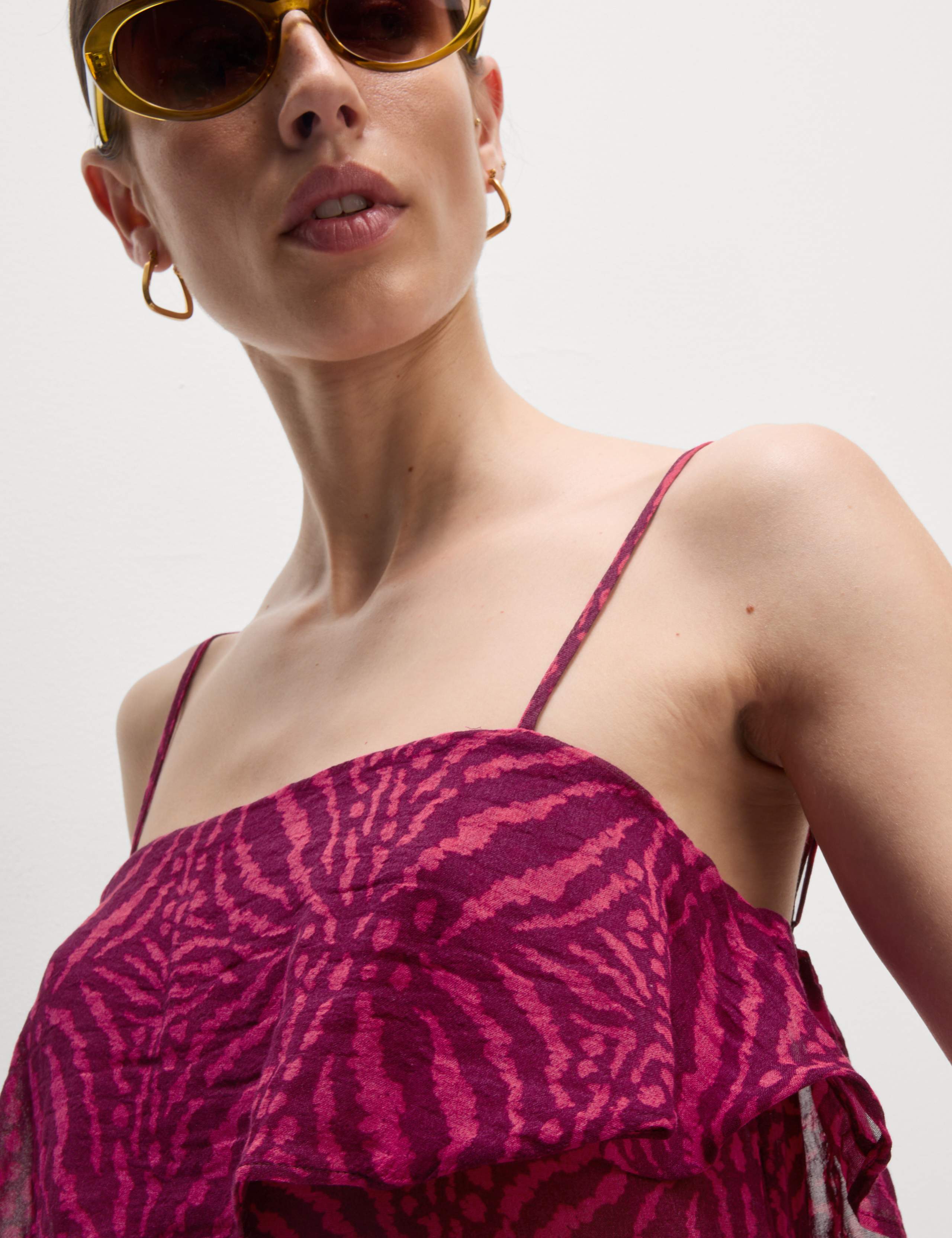 Cotton Rich Printed Mini Beach Dress 4 of 6