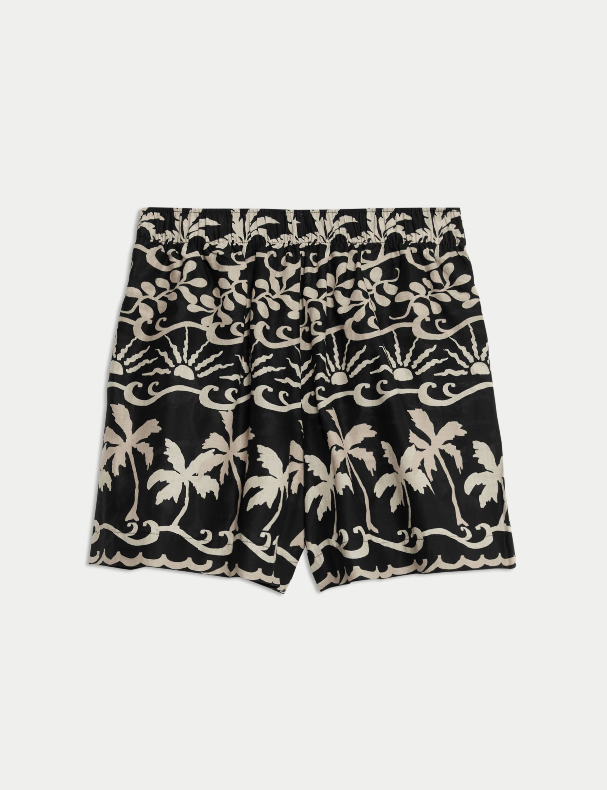 Pure Cotton Printed Beach Shorts 2 of 6