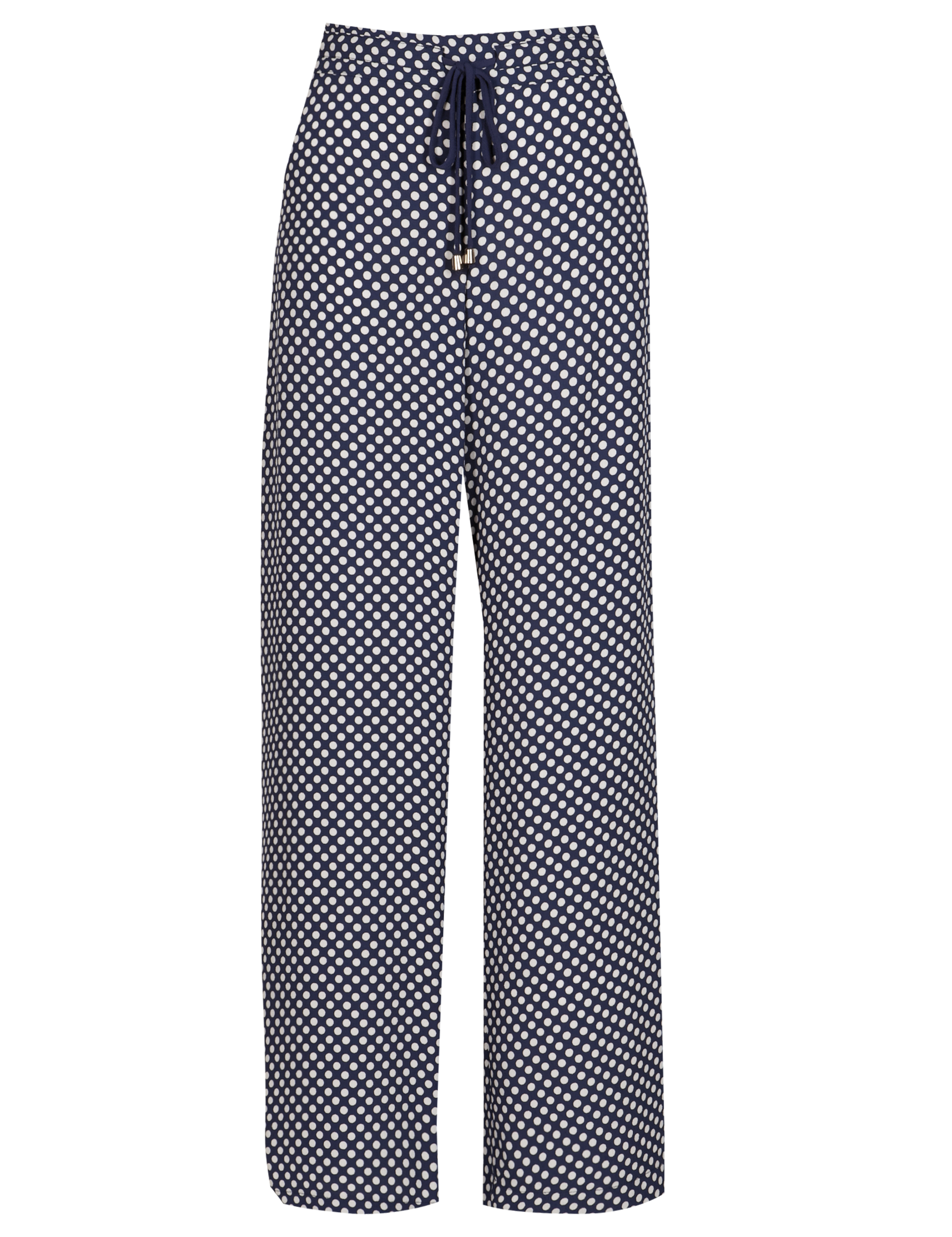 Spotted Crêpe Wide Leg Trousers 2 of 5