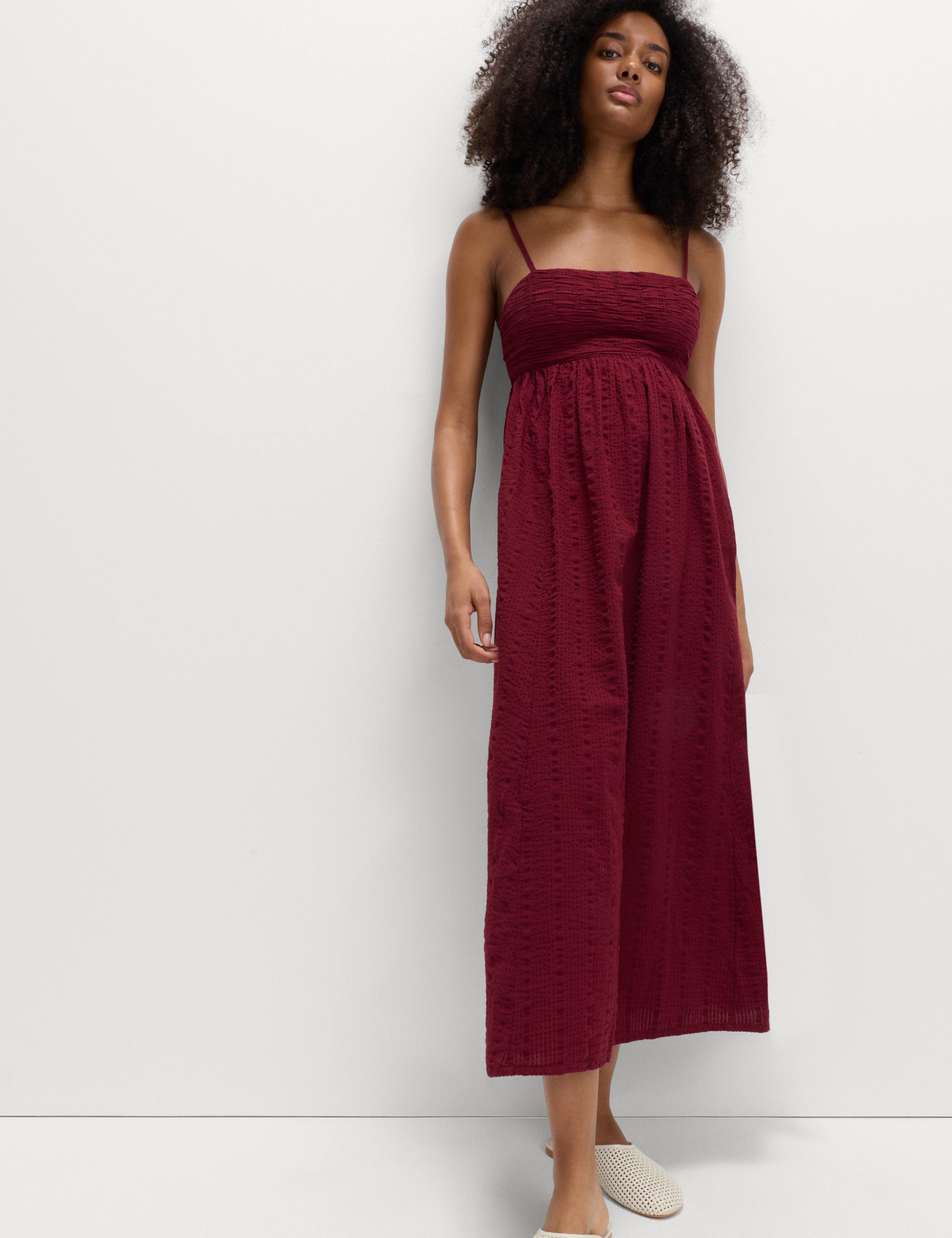 Pure Cotton Square Neck Maxi Beach Dress 5 of 6