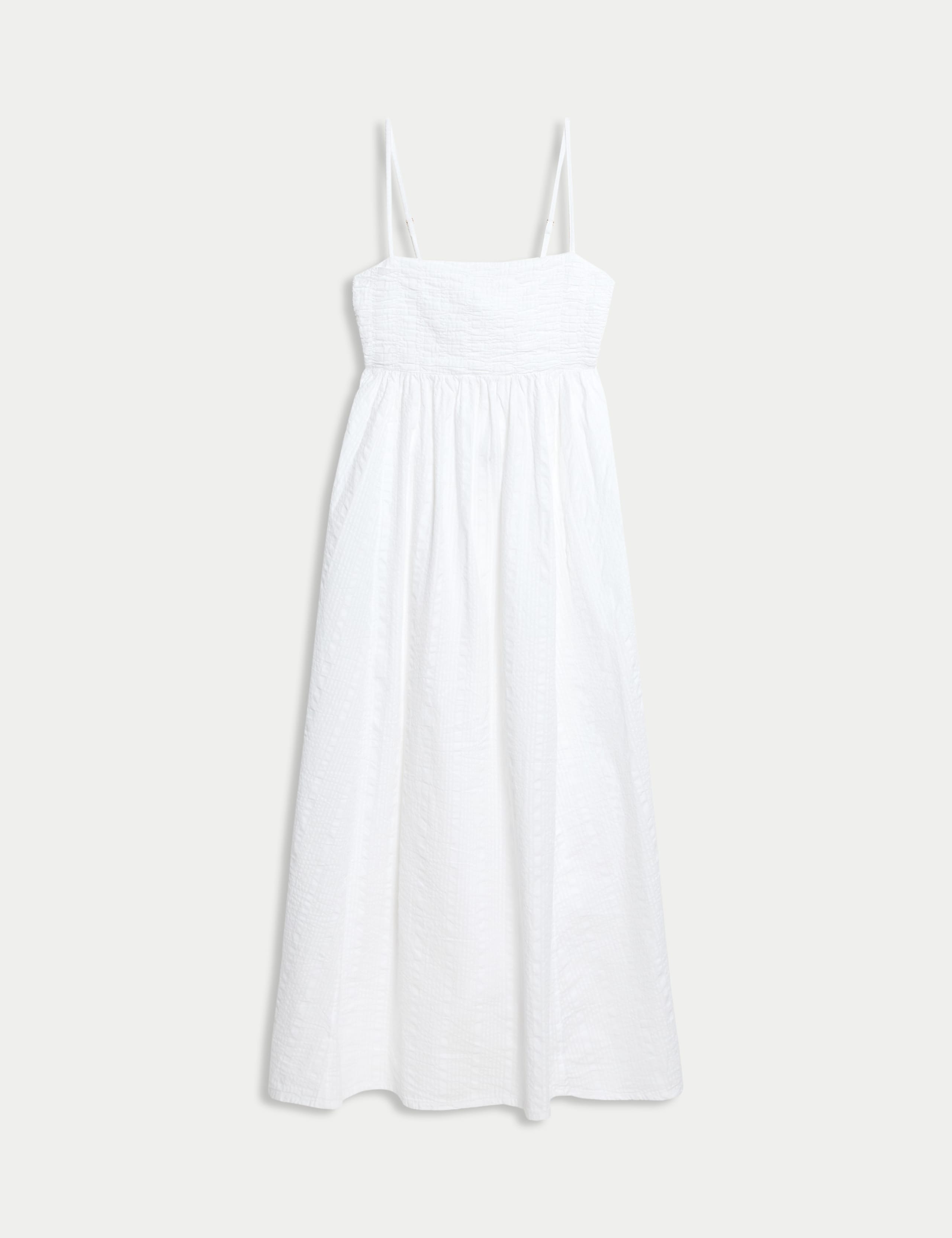 Pure Cotton Square Neck Maxi Beach Dress 2 of 7