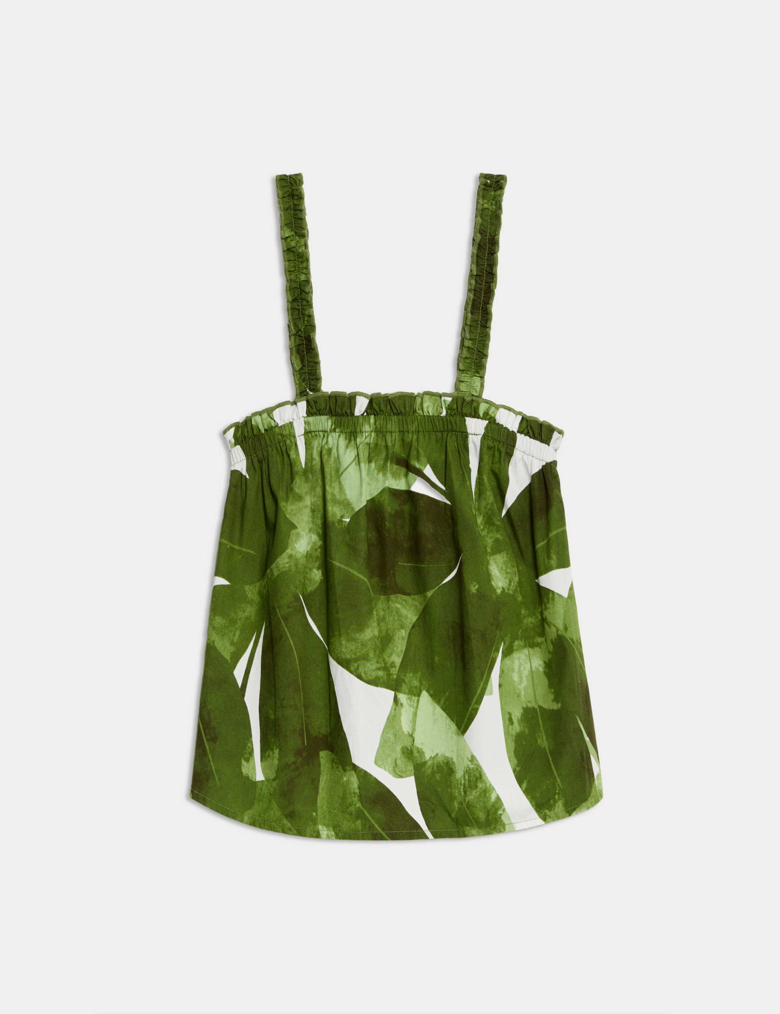 Pure Cotton Printed Strappy Vest 2 of 5