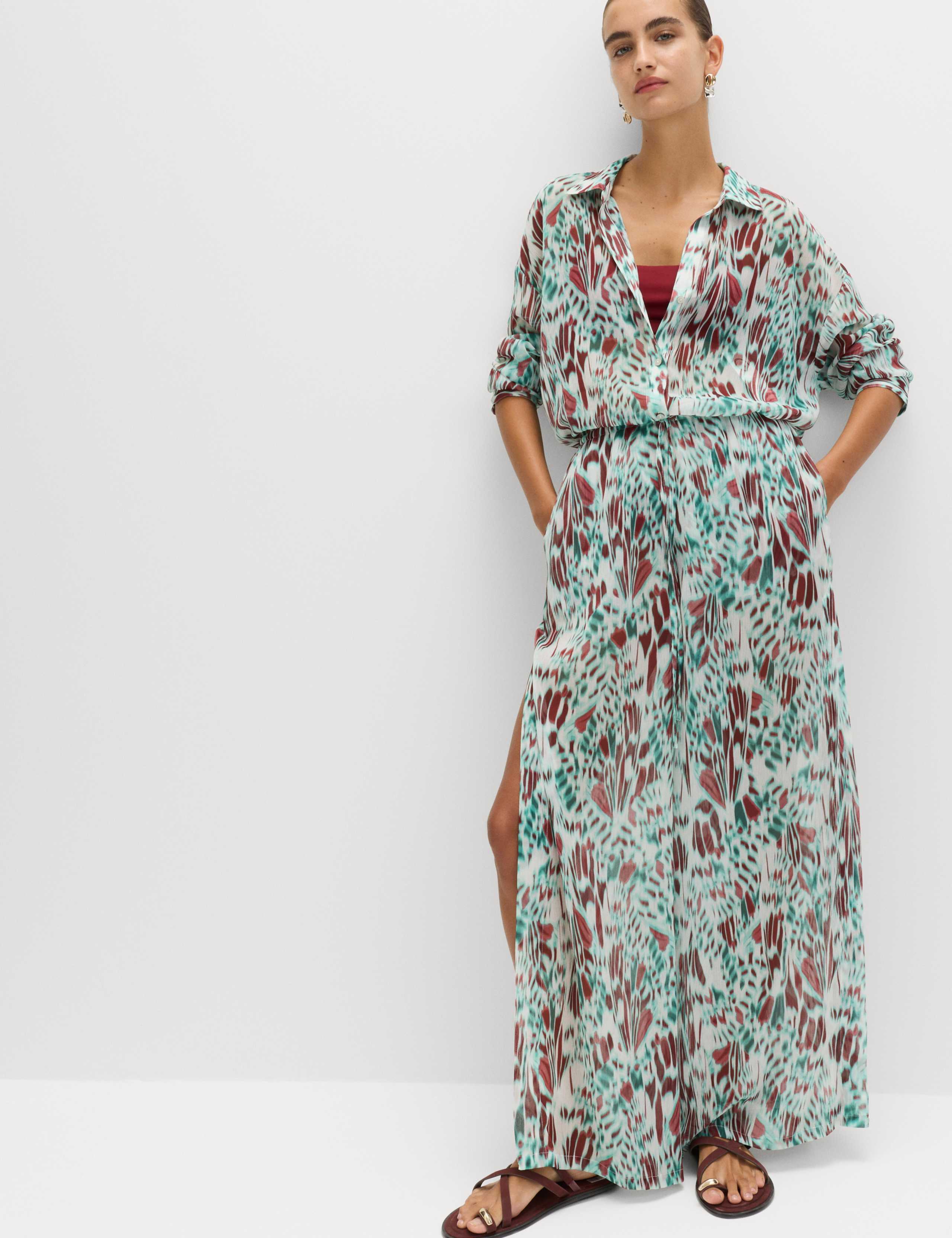 Printed Drawstring Beach Trousers 5 of 7