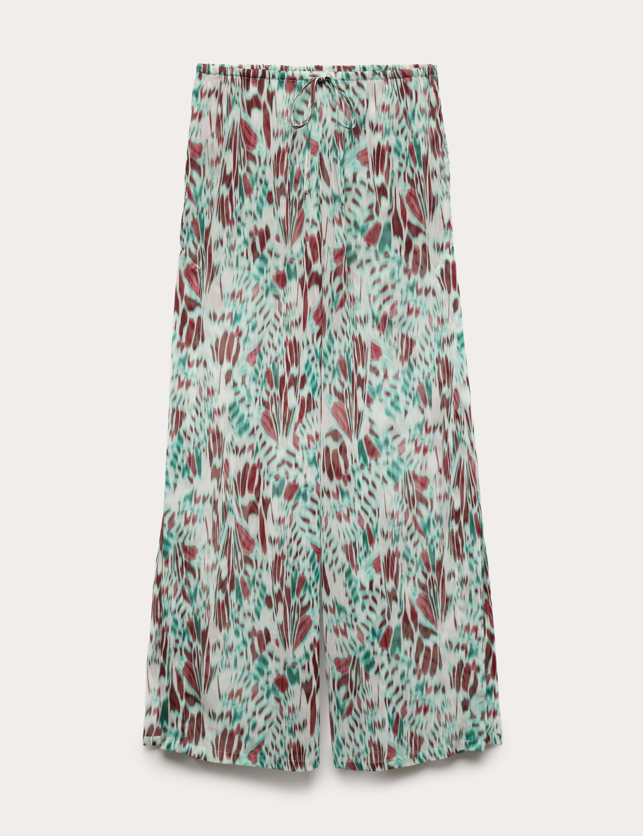 Printed Drawstring Beach Trousers 1 of 1