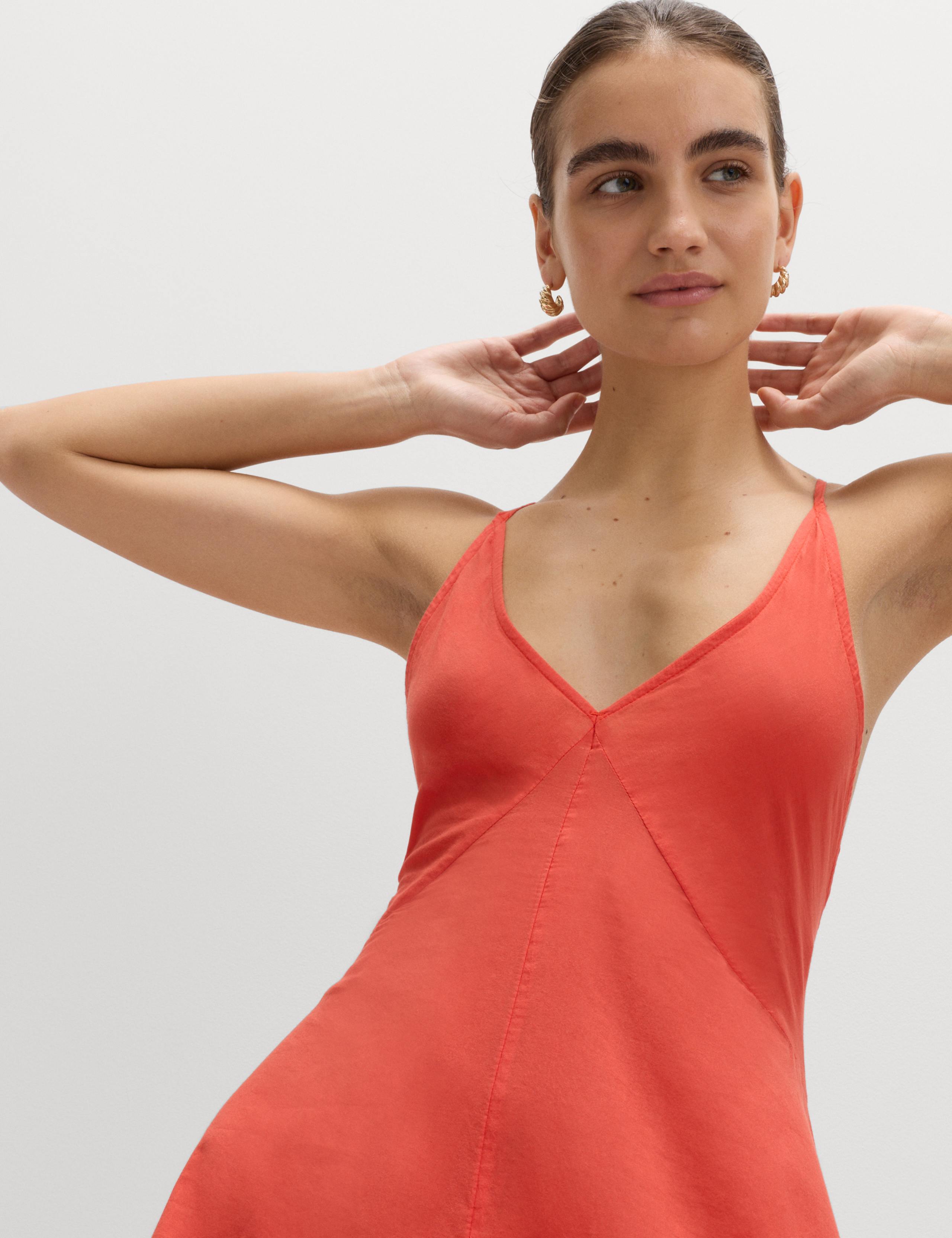 Pure Cotton Strappy V-Neck Maxi Beach Dress 5 of 6