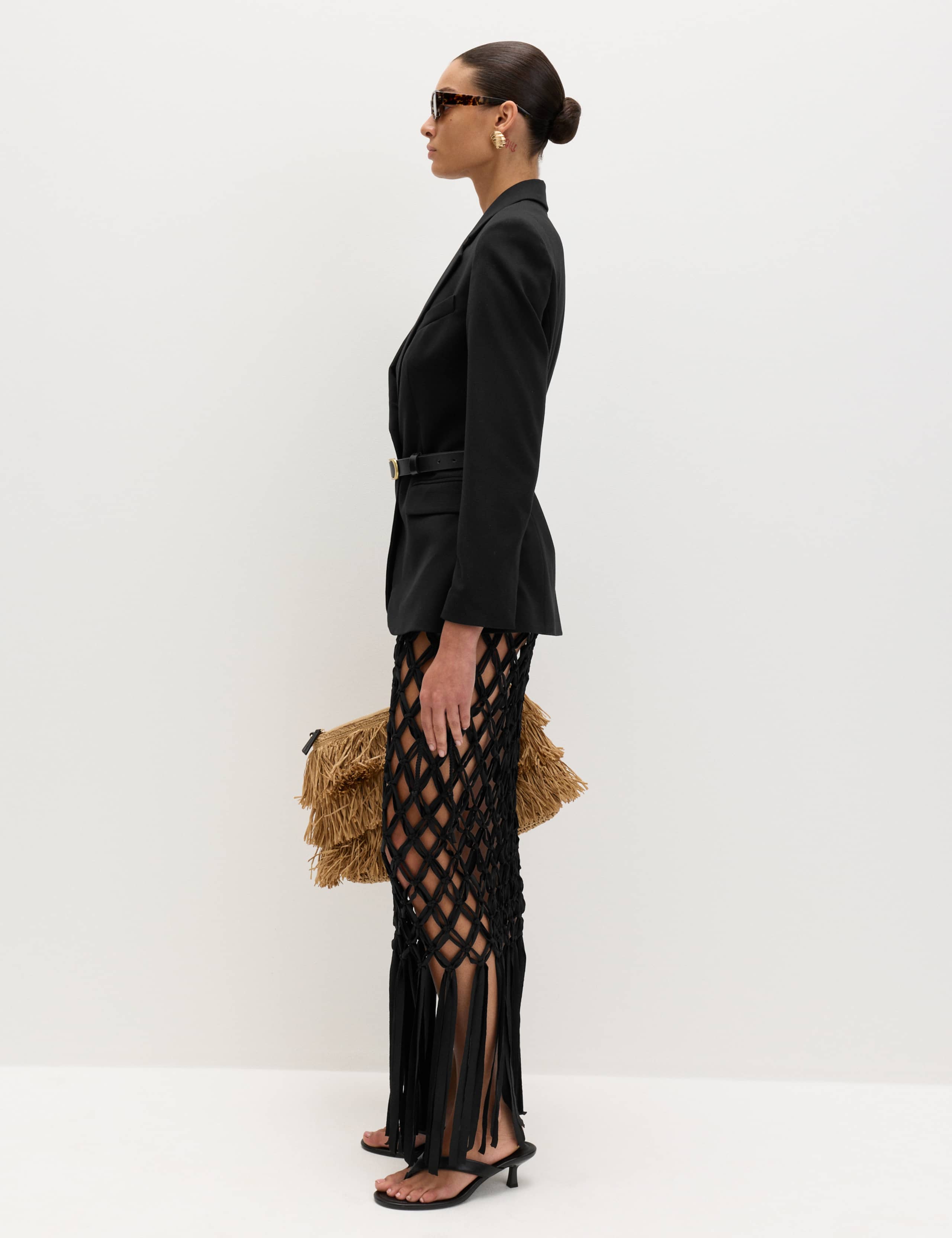 Textured Open Maxi Beach Skirt 5 of 6