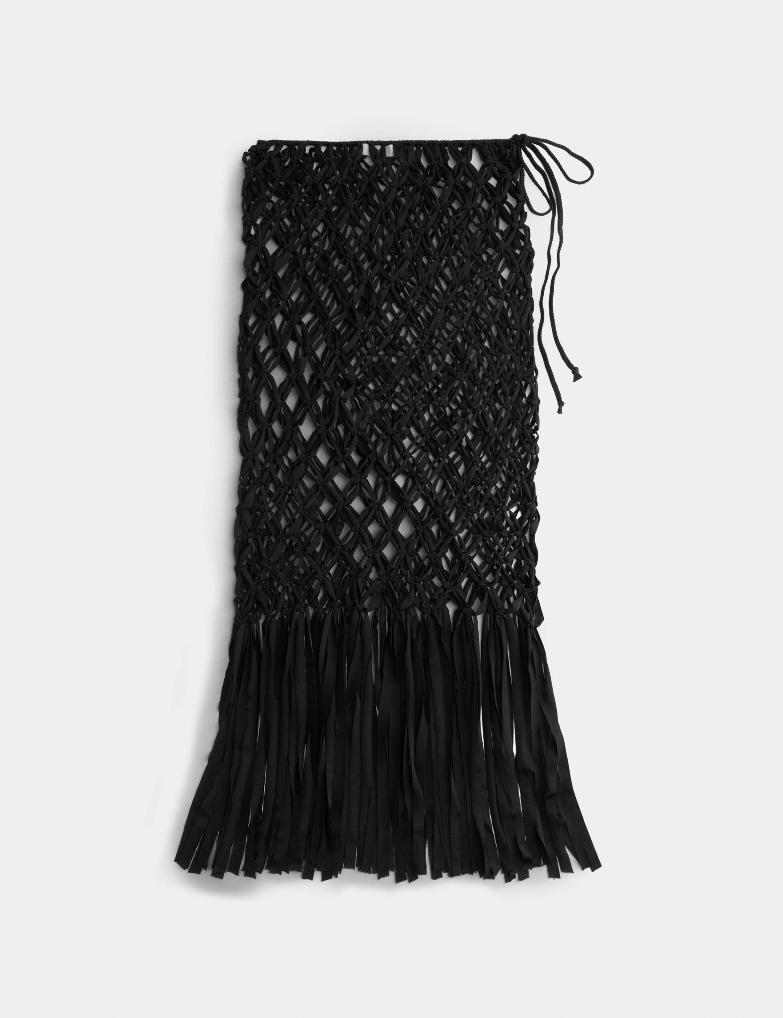 Textured Open Maxi Beach Skirt 2 of 6