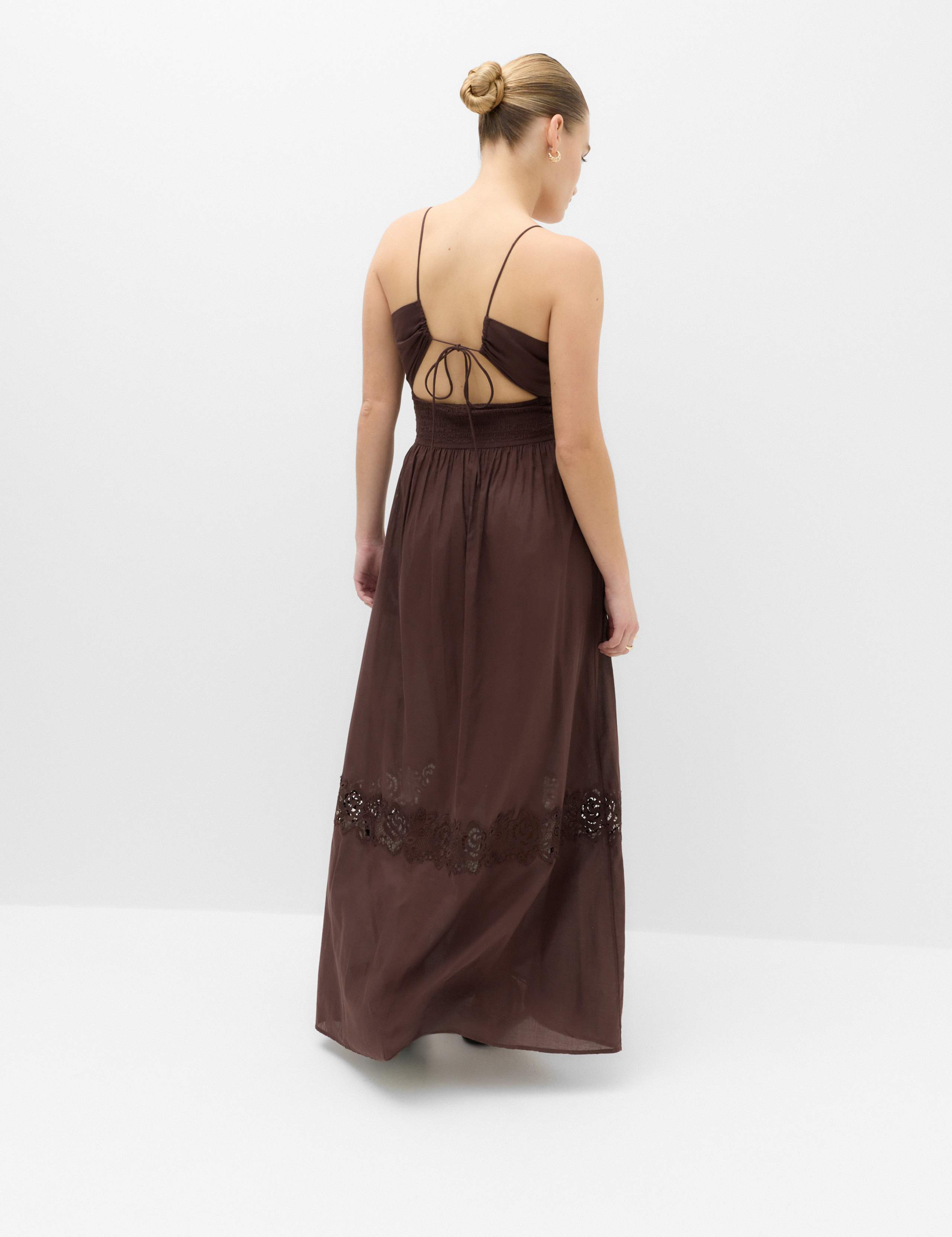 Pure Cotton Lace Insert Beach Dresses 5 of 7