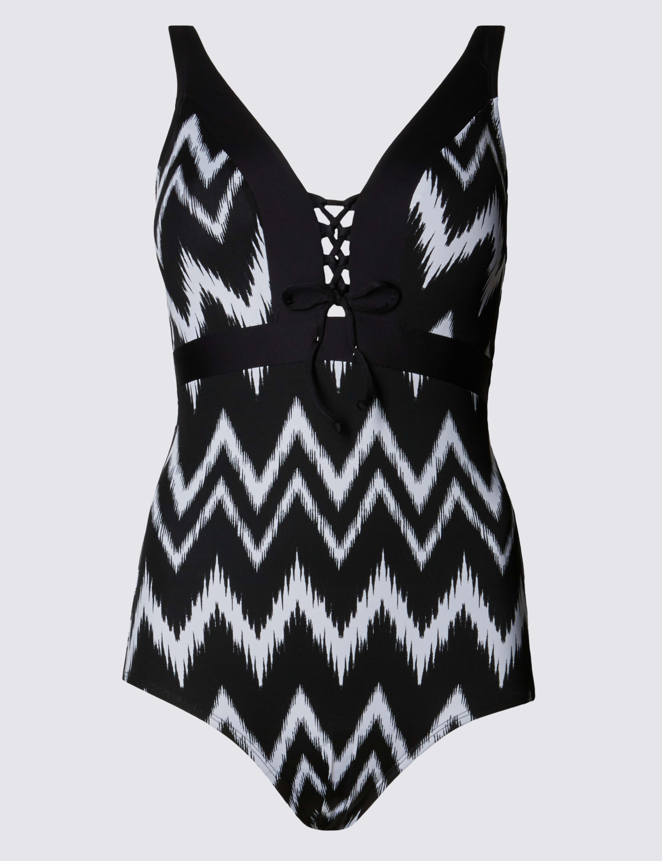 Secret Slimming™ Chevron Swimsuit 2 of 3