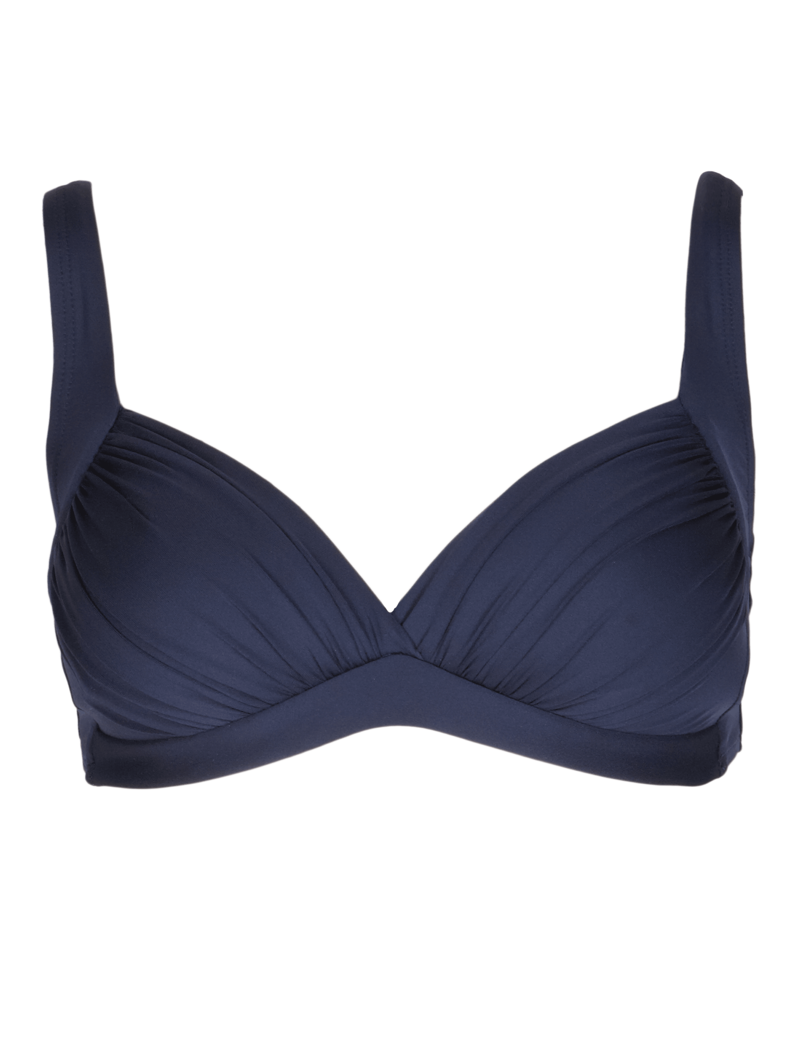 Ruched Plunge Bikini Top 2 of 6