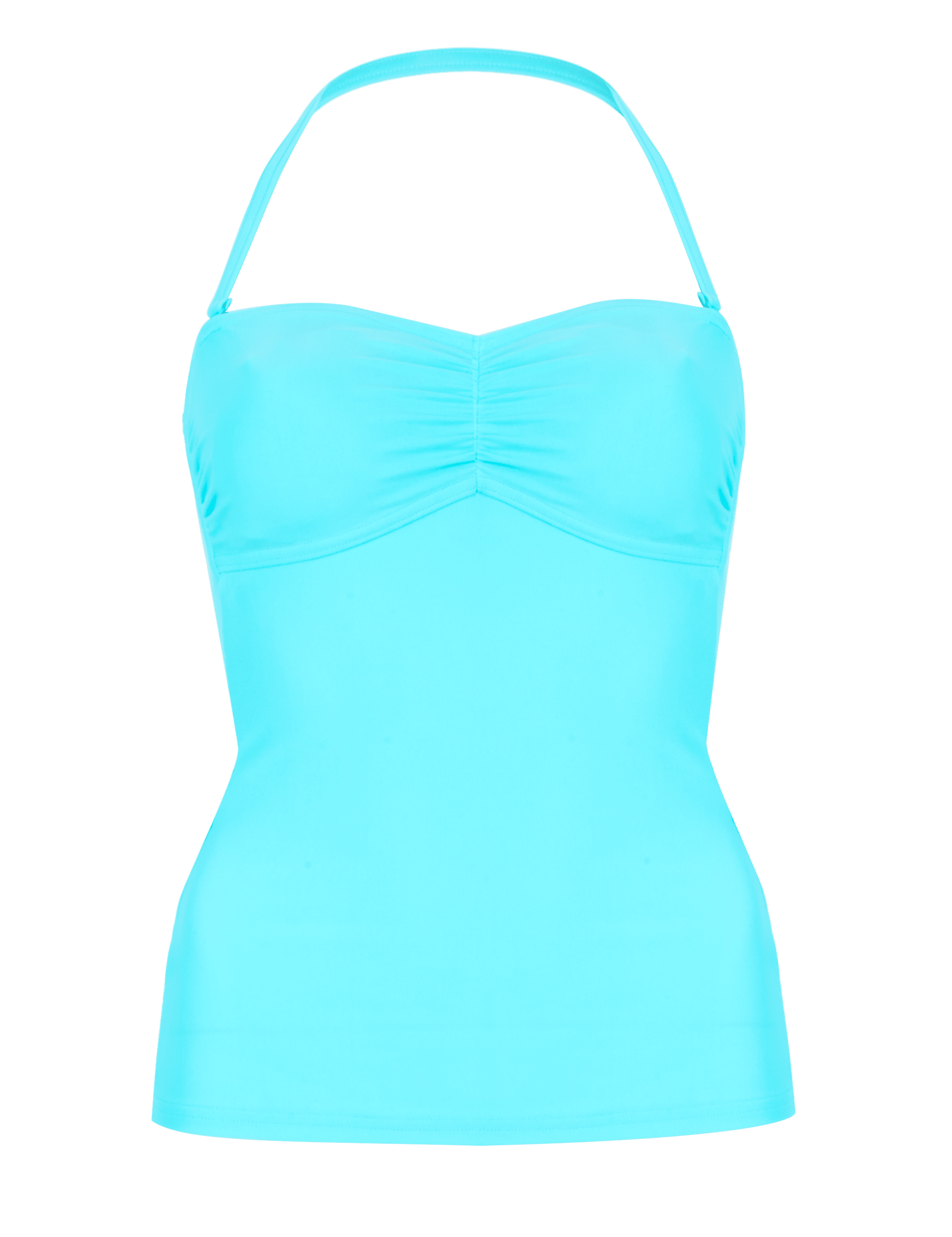 Halterneck Padded Bandeau Tankini Top 2 of 5