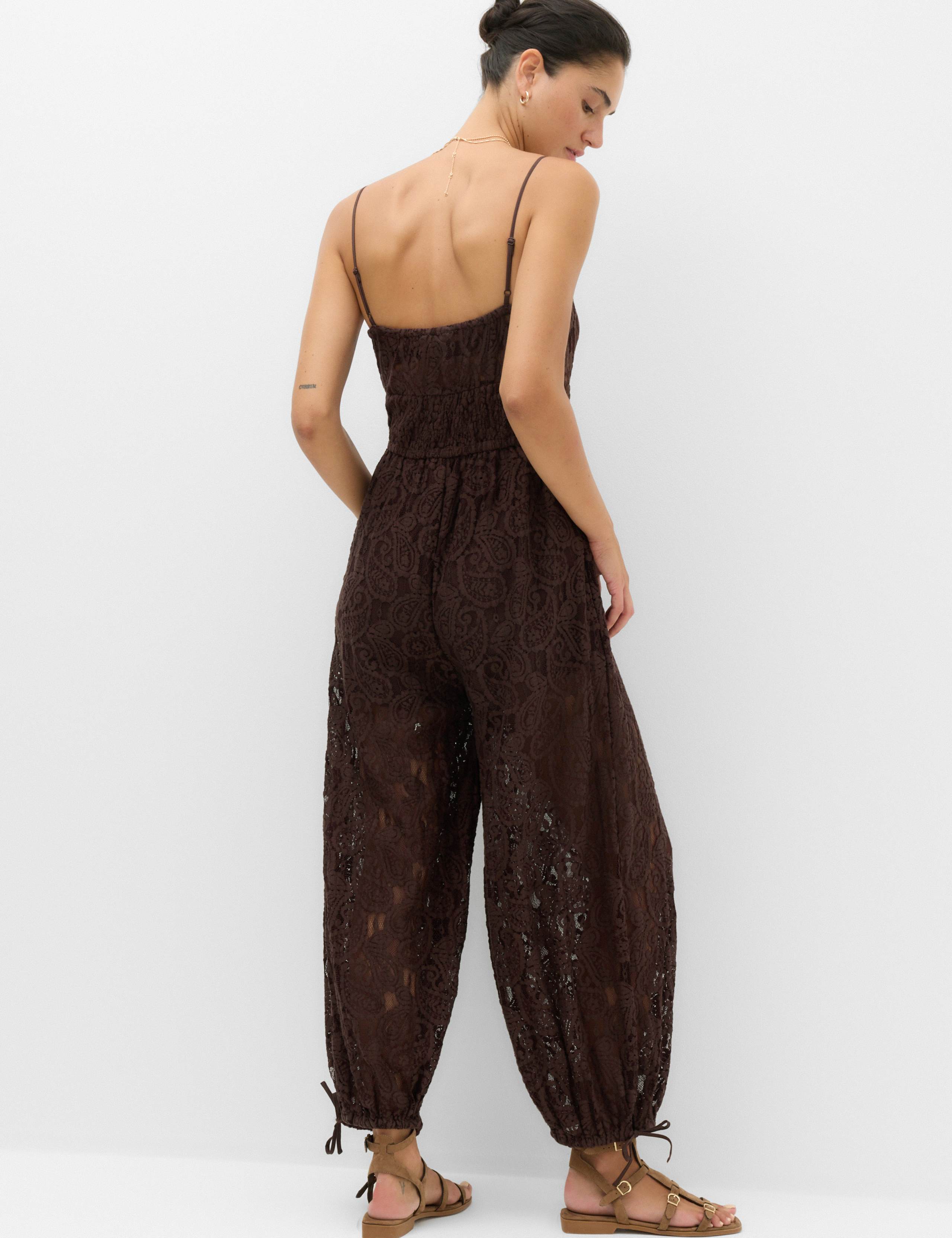 Cotton Rich Lace Balloon Jumpsuit 4 of 6