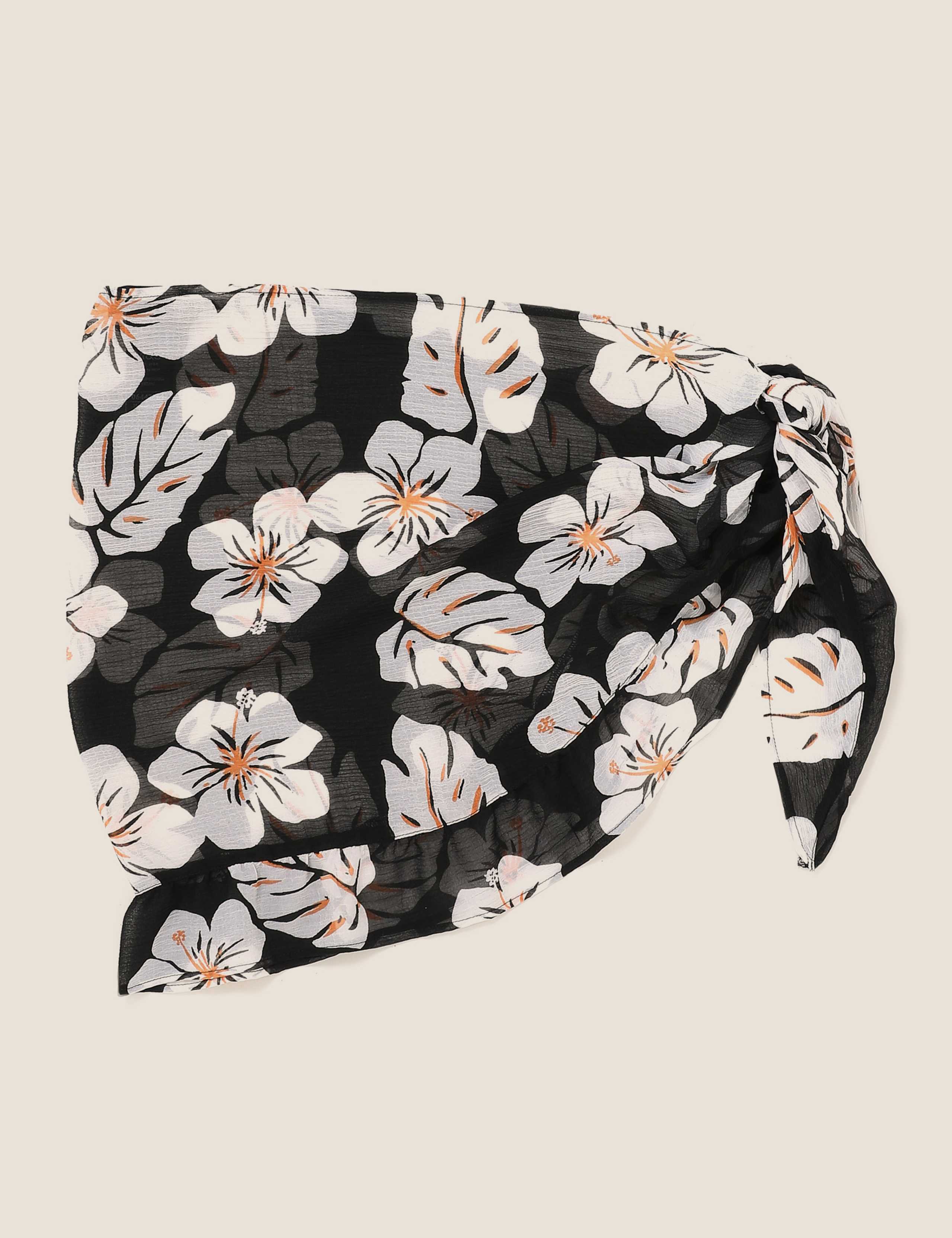 Floral Beach Cover Up Sarong 1 of 1