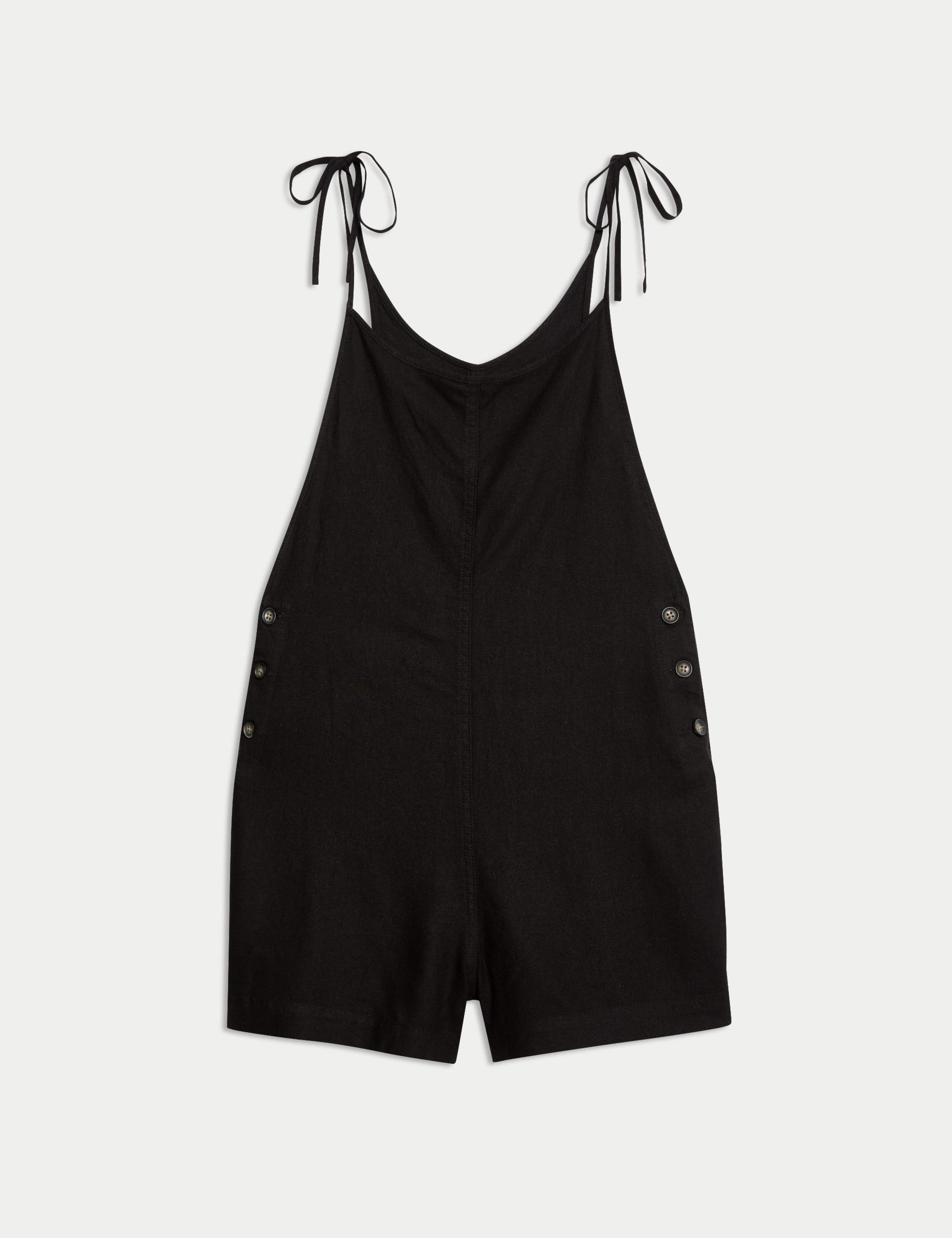 Linen Rich Strappy Playsuit 2 of 6