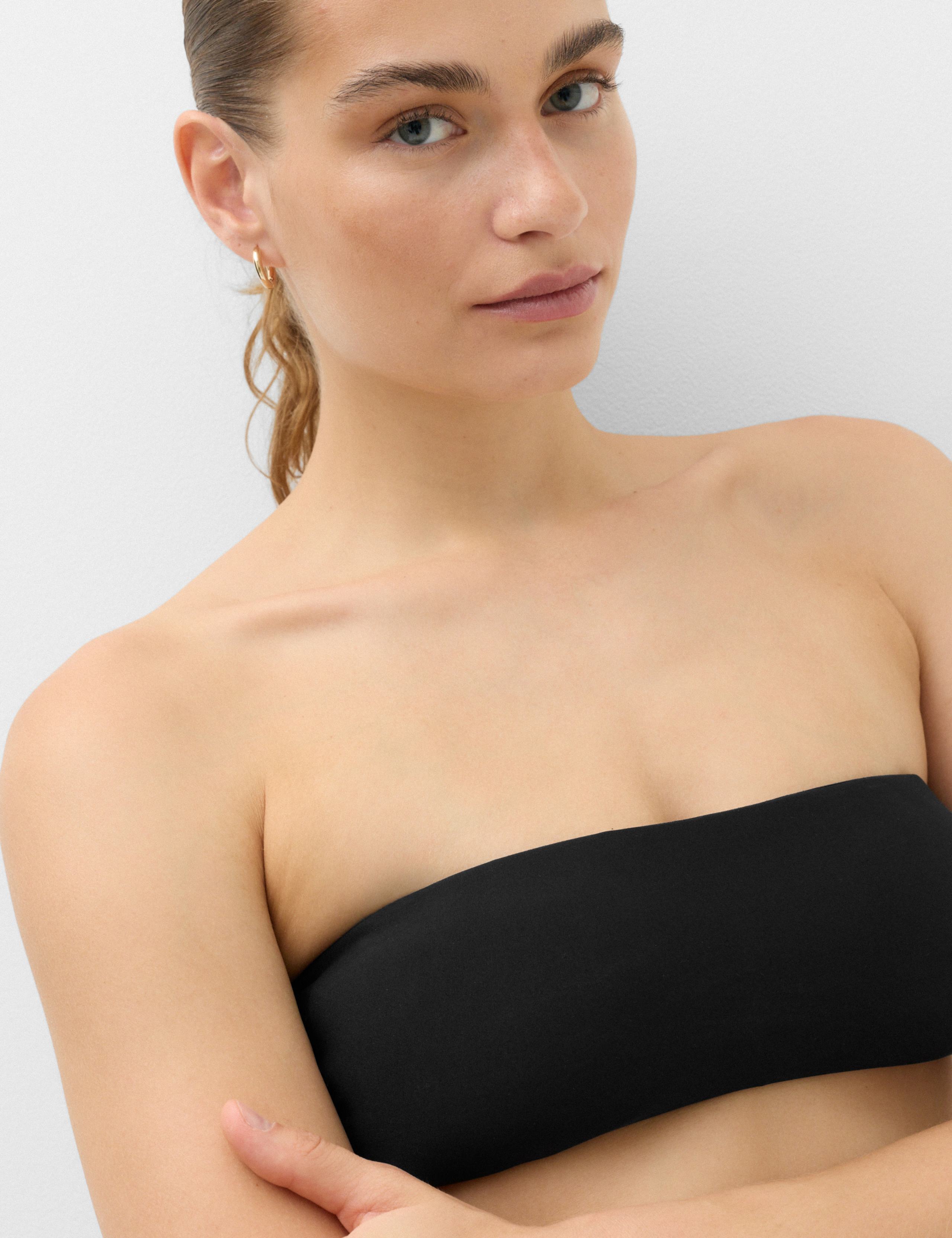 Padded Bandeau Halter Neck Bikini Top 3 of 6