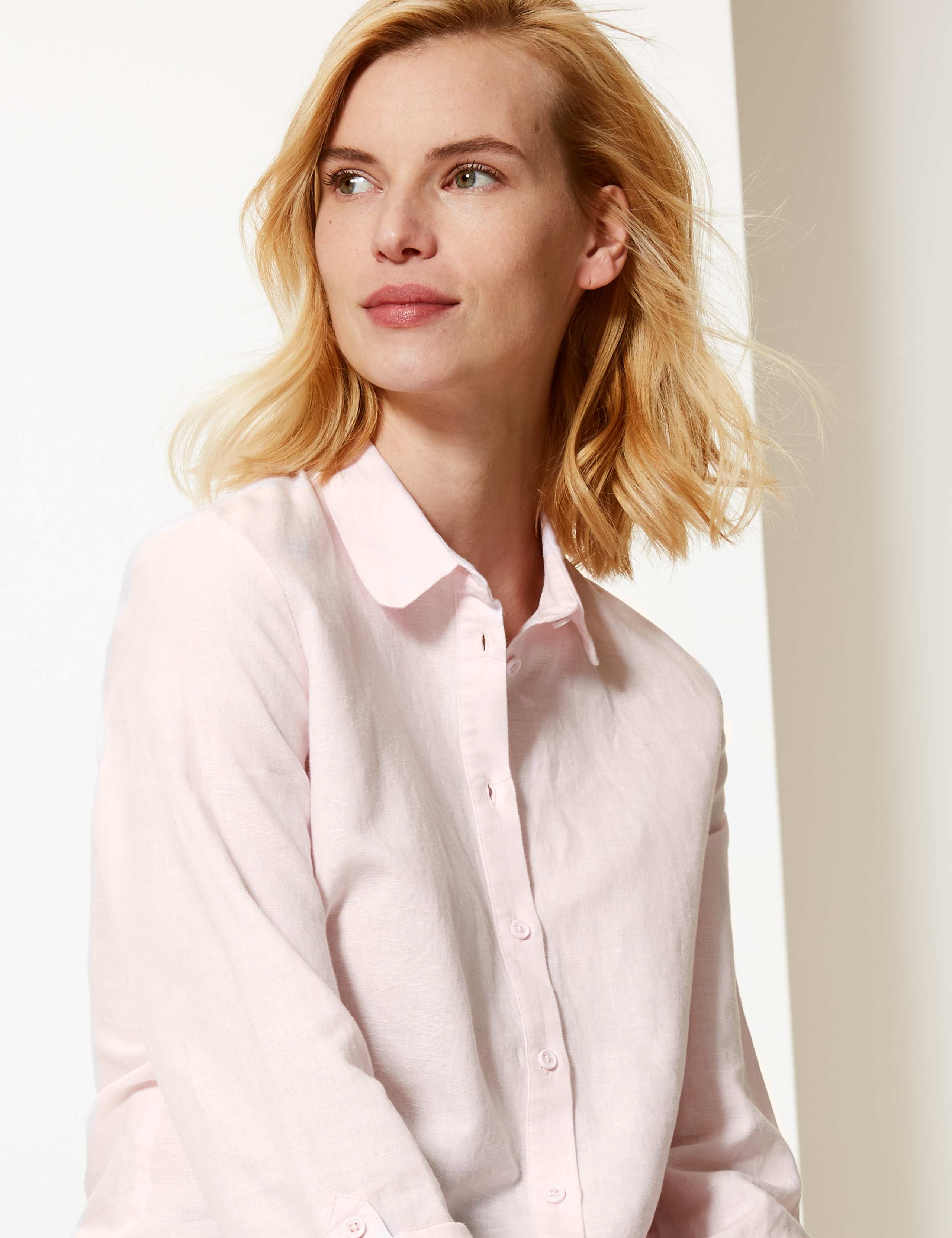 Linen Rich Button Detailed Shirt 3 of 4