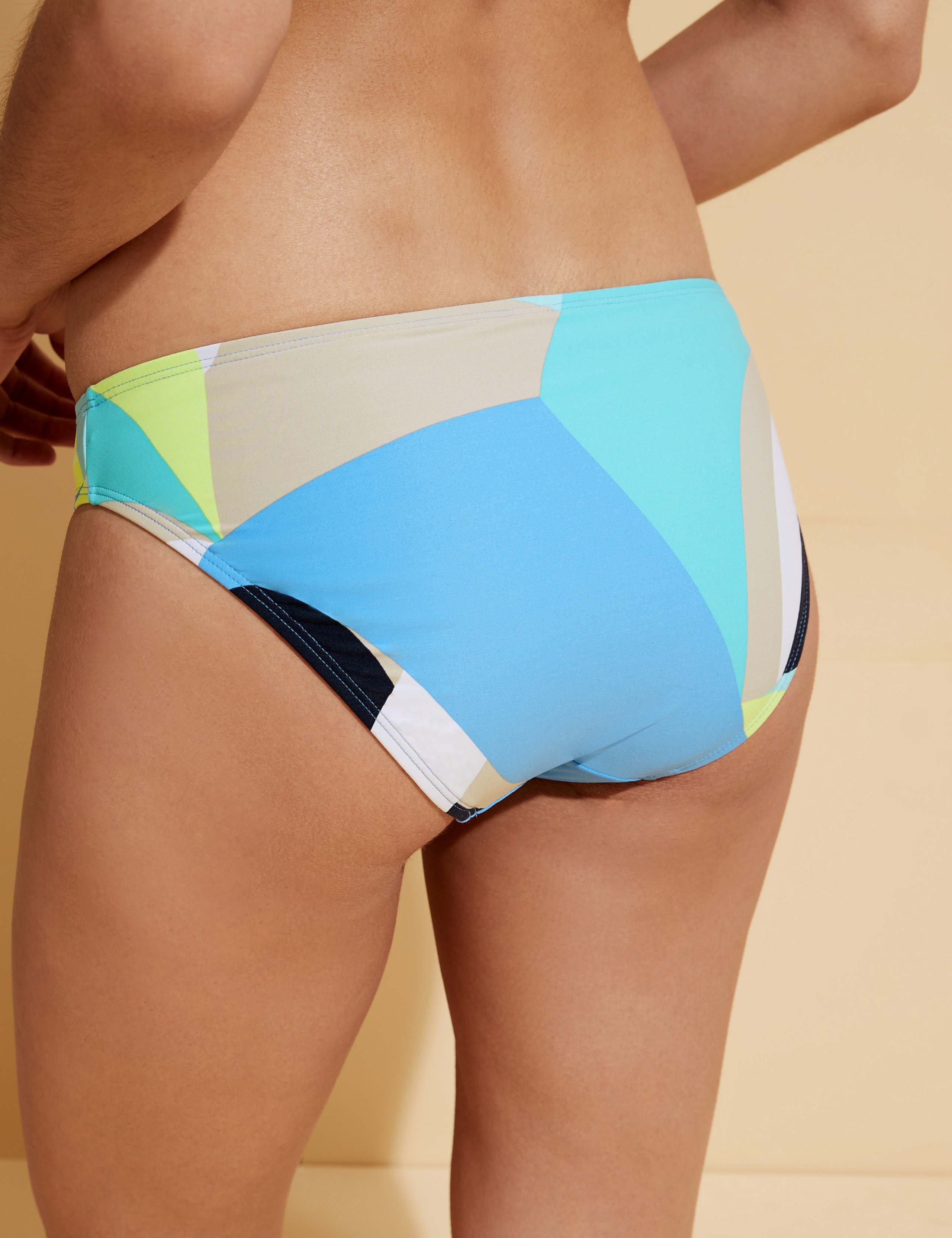 Printed High Leg Bikini Bottoms 4 of 5