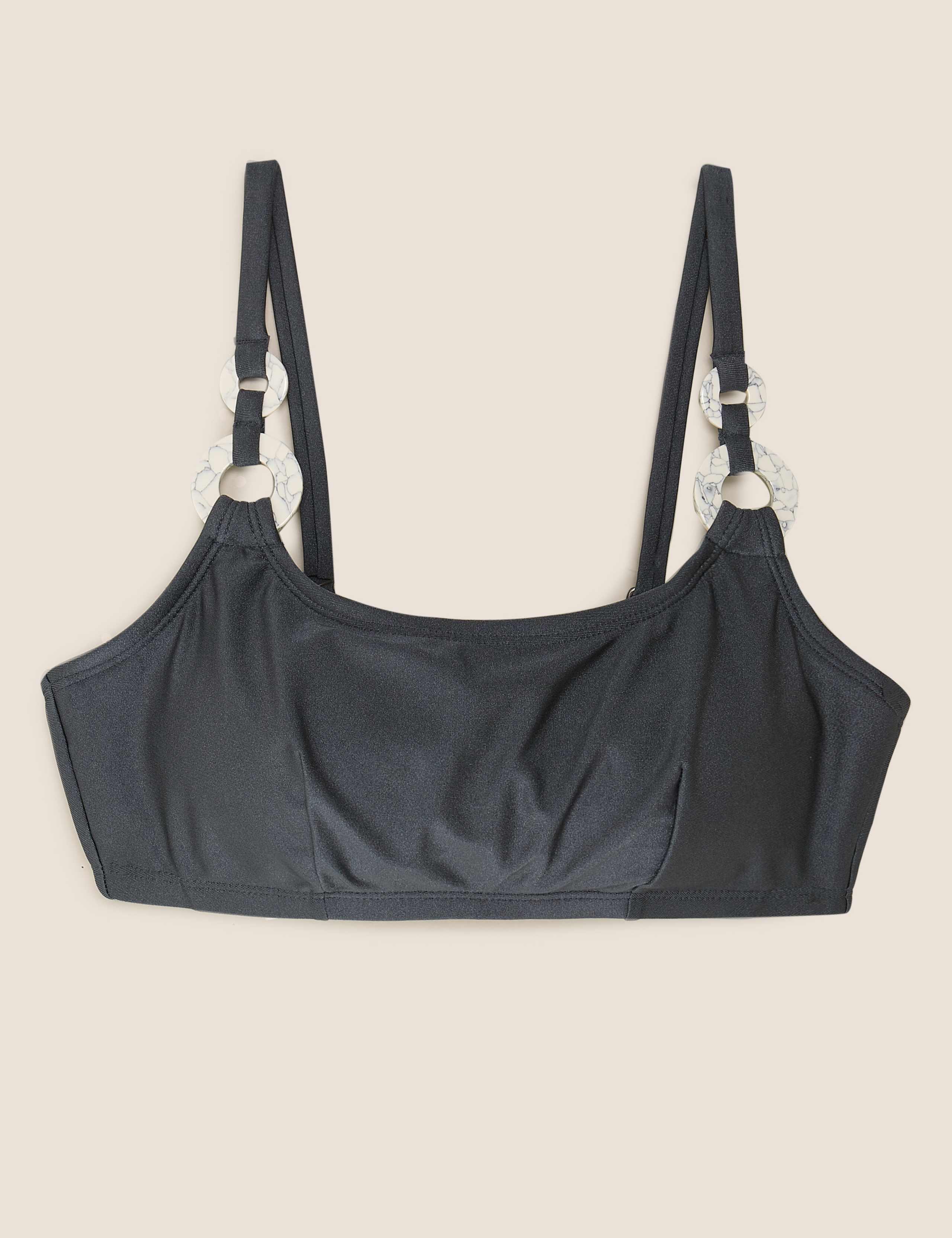 Shine Padded Scoop Neck Bikini Top 2 of 6