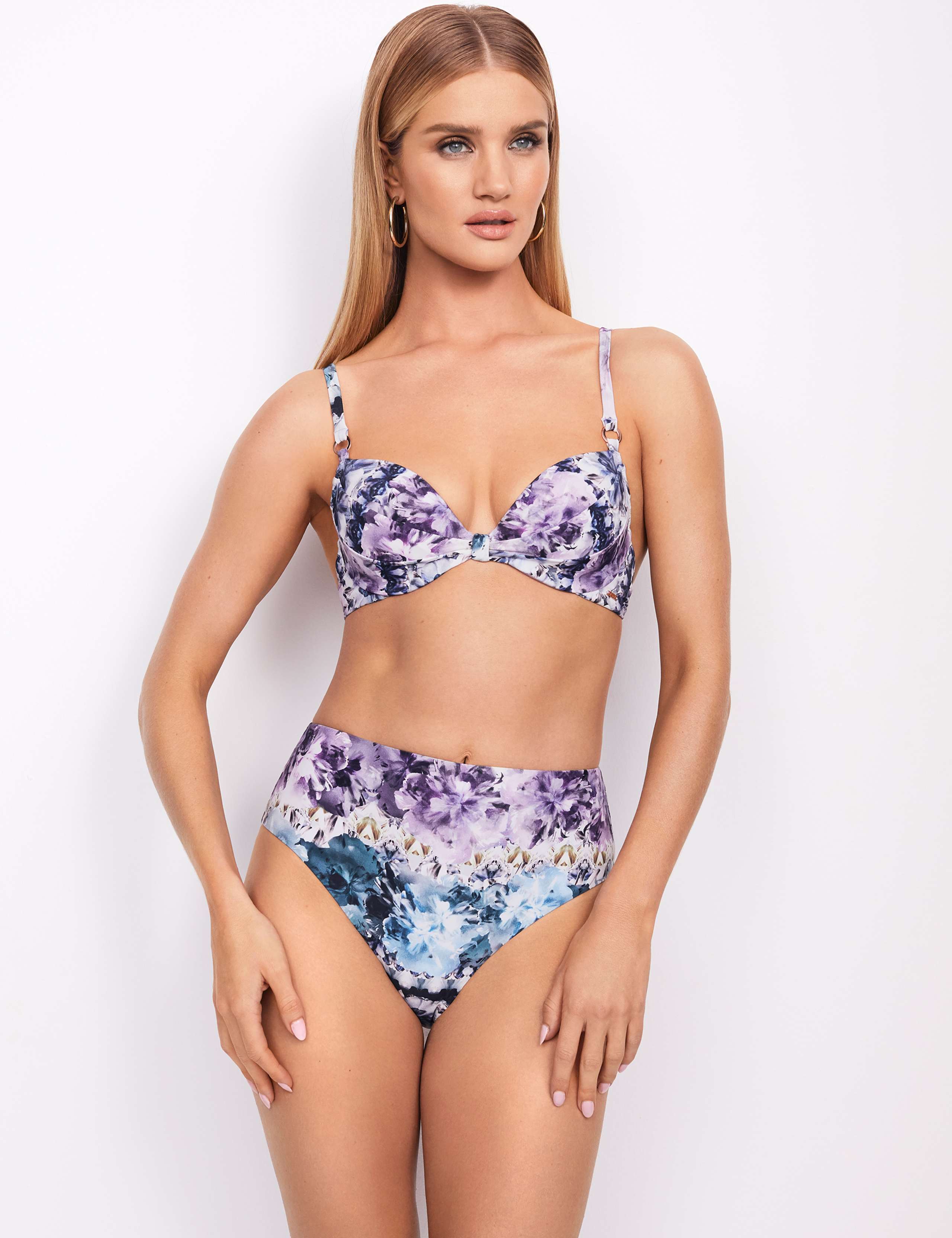 Ombre Print High Waisted Bikini Bottoms 2 of 4