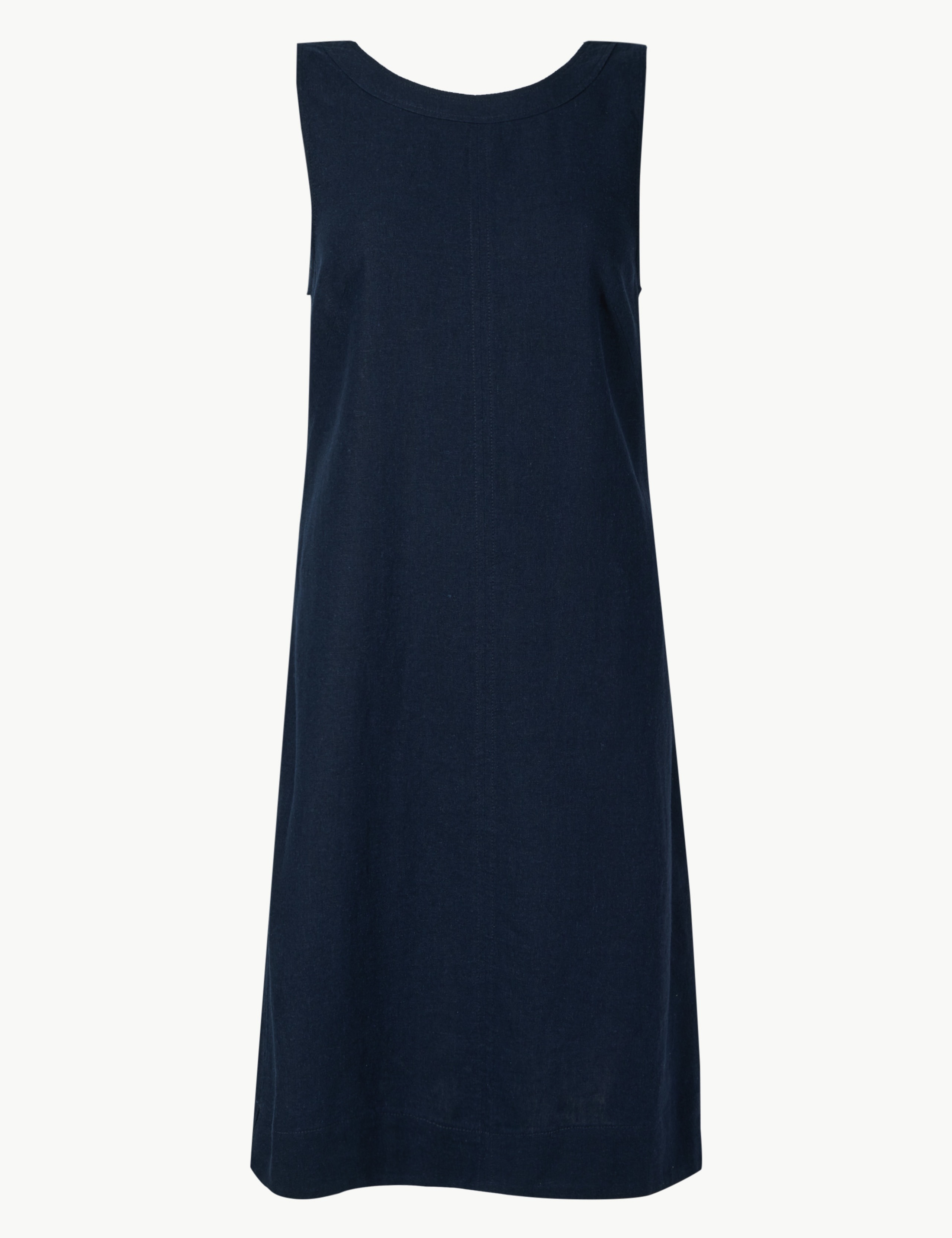 Linen Rich Shift Dress 2 of 4