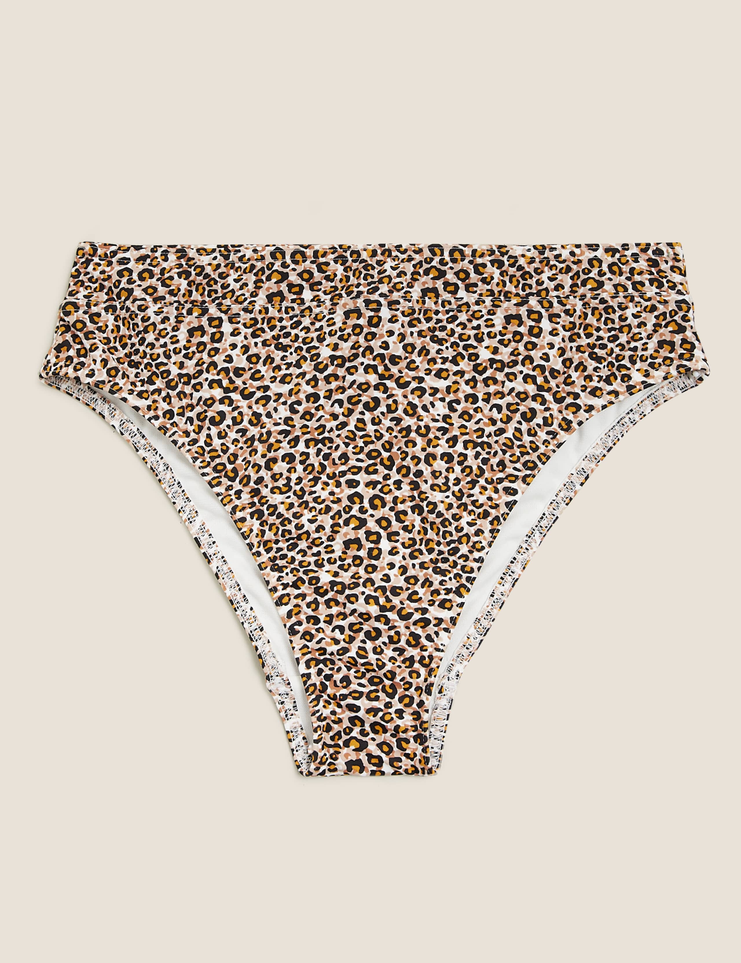 Animal Print High Leg Bikini Bottoms 2 of 5