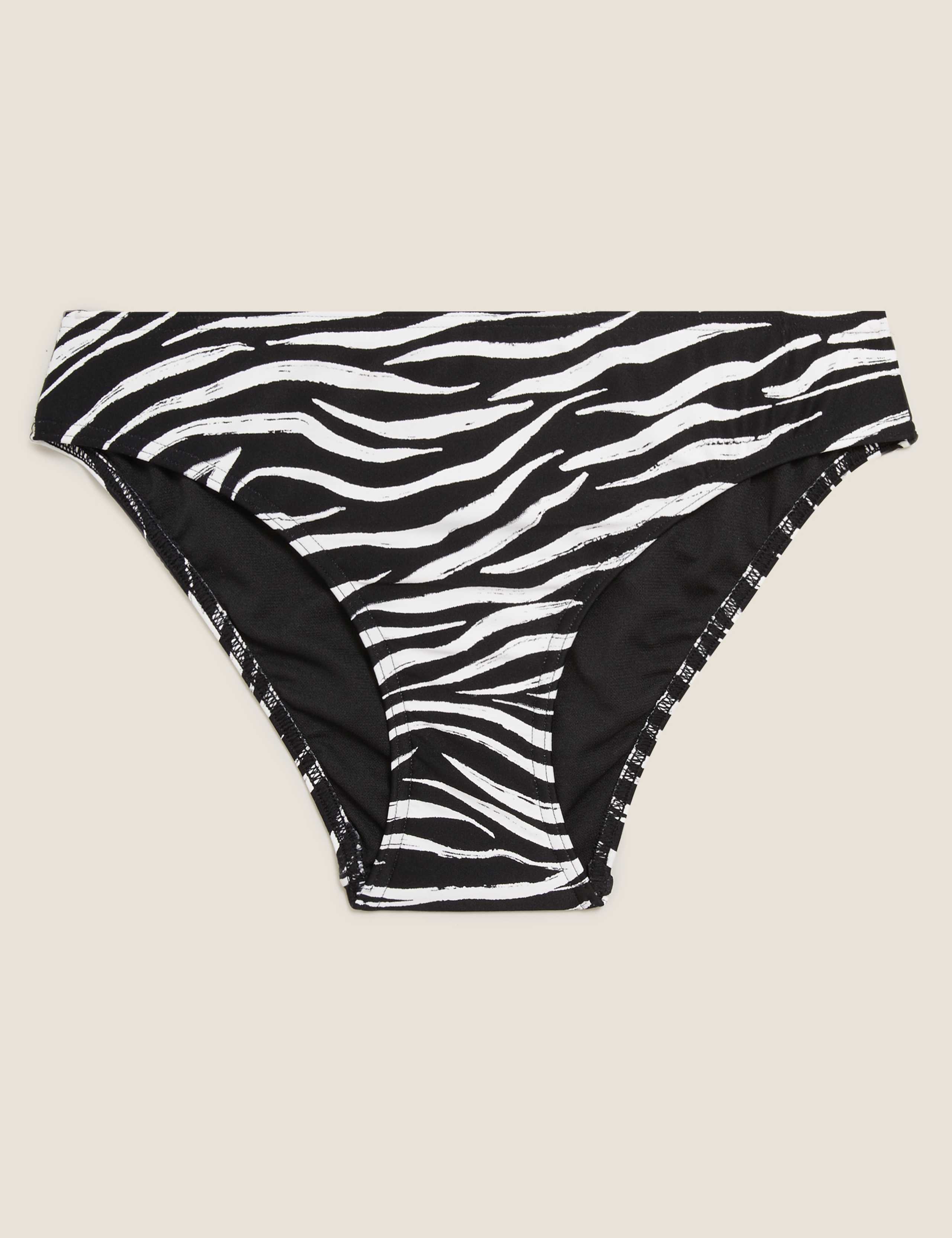 Animal Print High Leg Bikini Bottoms 2 of 5