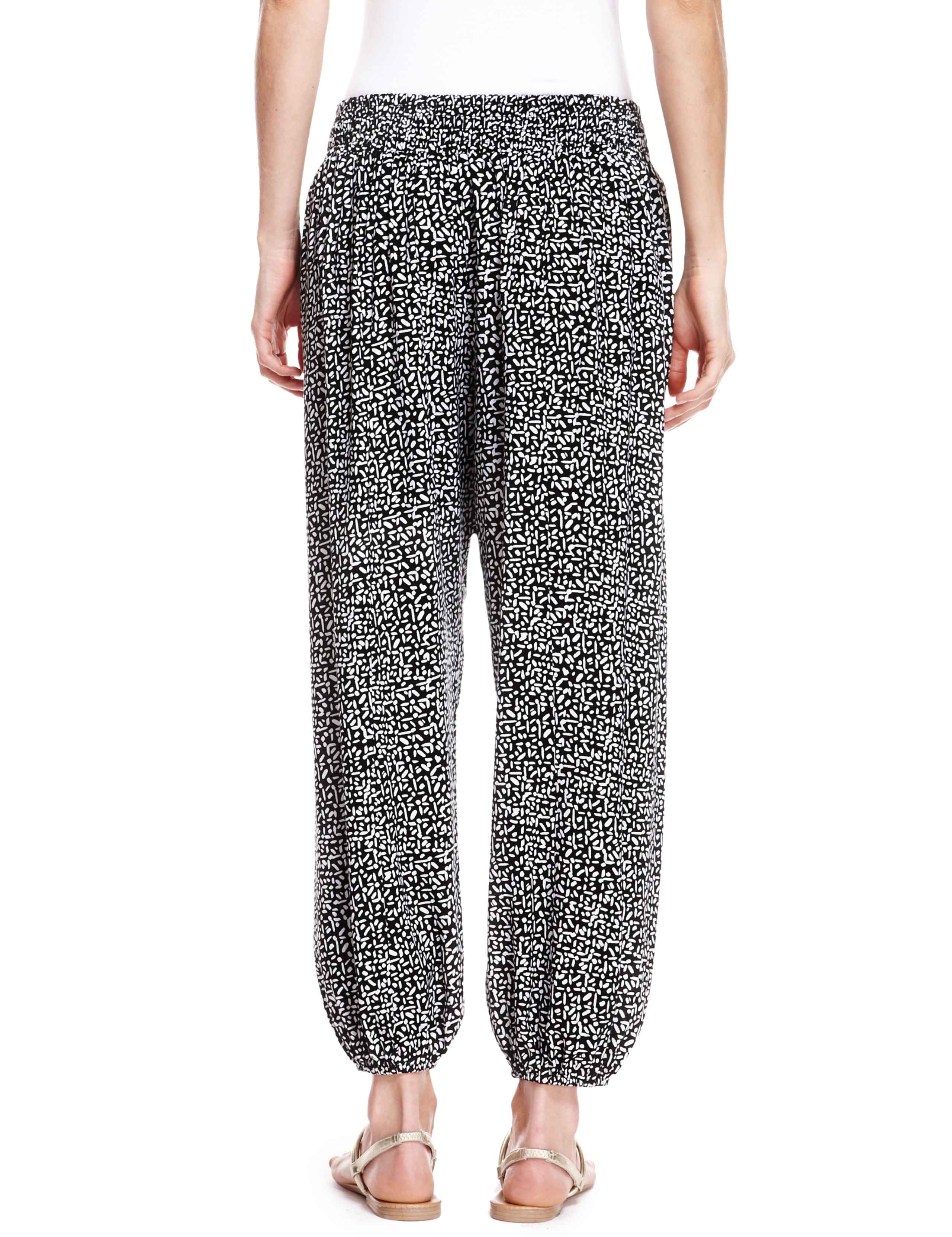 Smocked Waist Harem Trousers 5 of 5